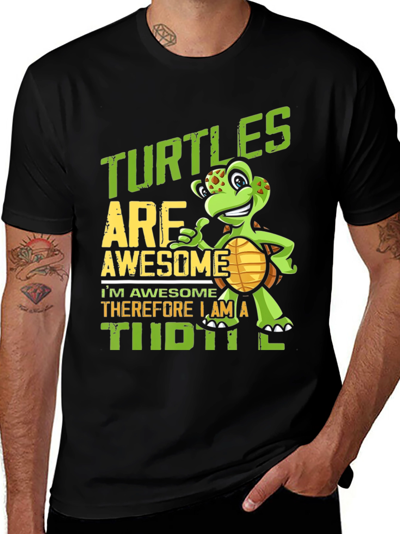Turtle Awesome Graphic T-Shirt