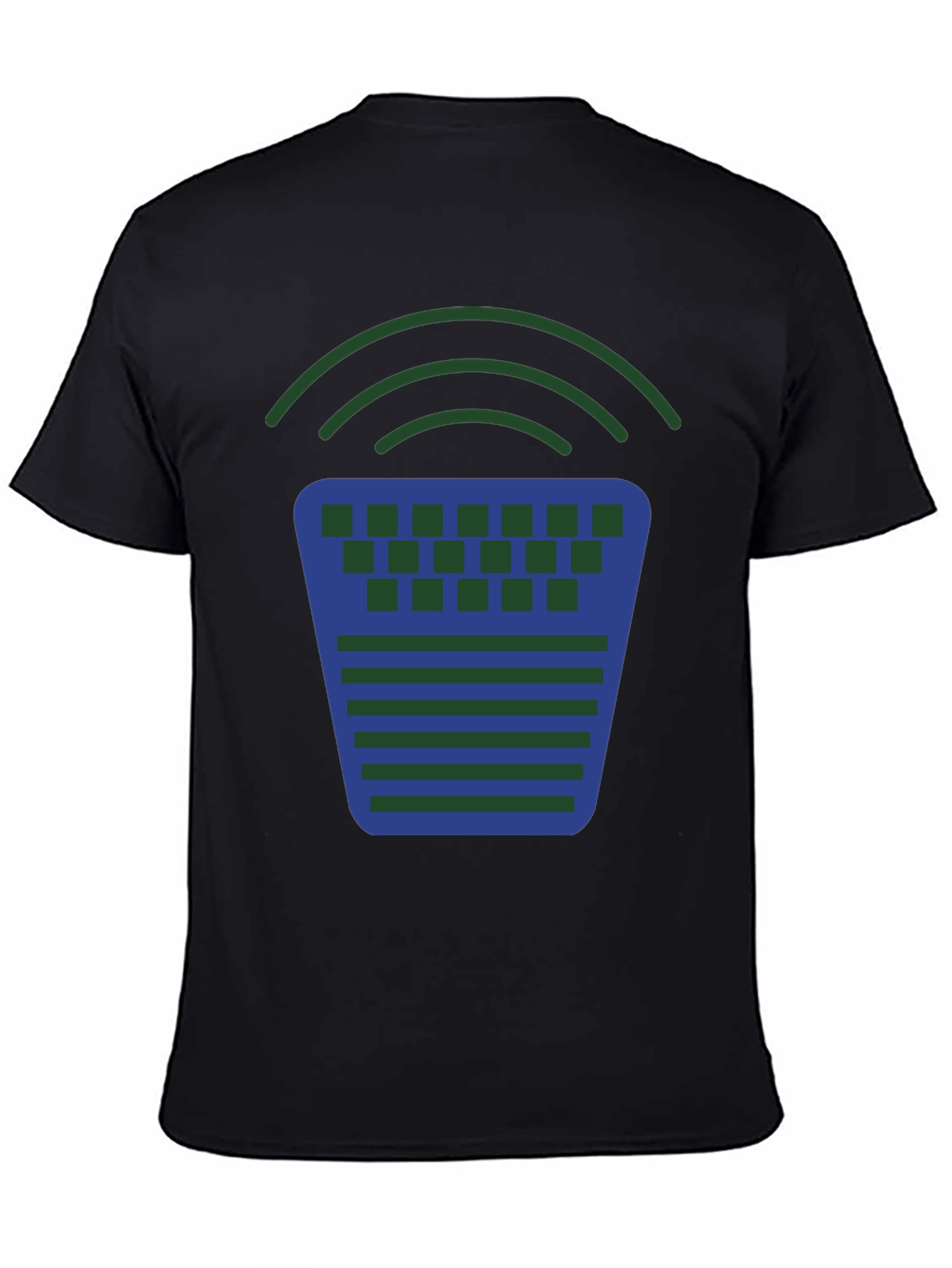 Geometric Graphic Tee - Modern Design Casual Comfort