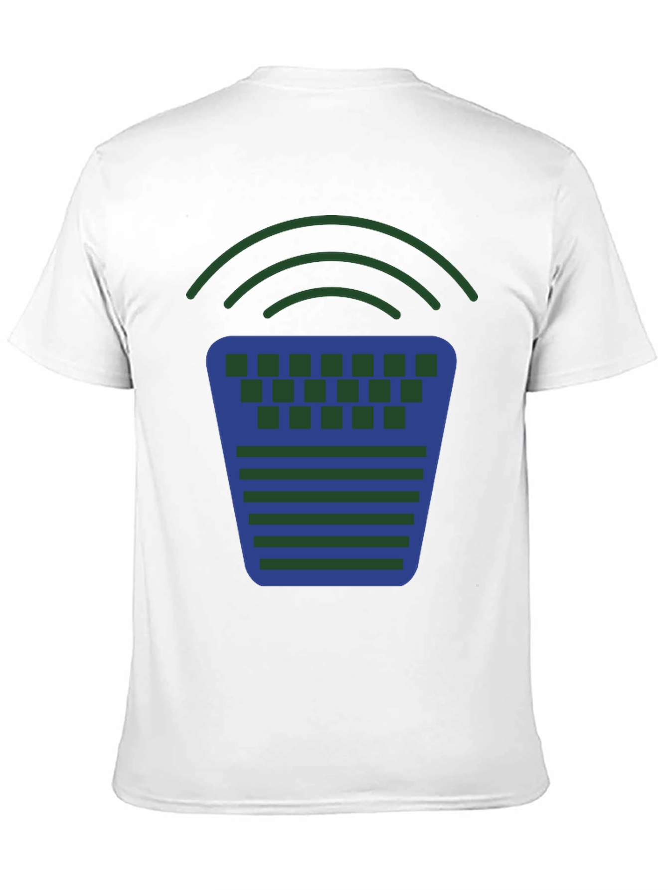 Geometric Graphic Tee - Modern Design Casual Comfort