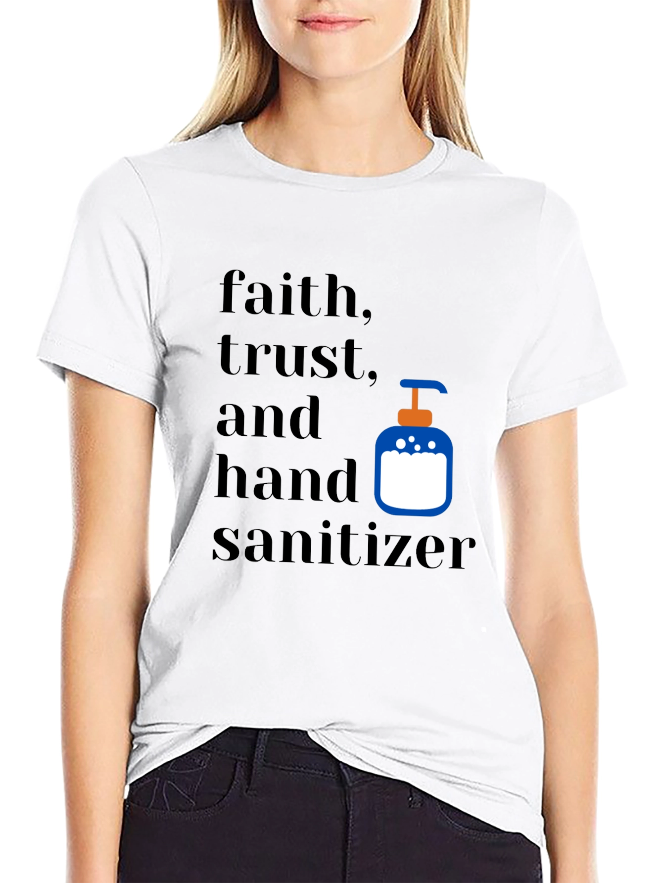 Faith Trust & Hand Sanitizer Graphic Tee