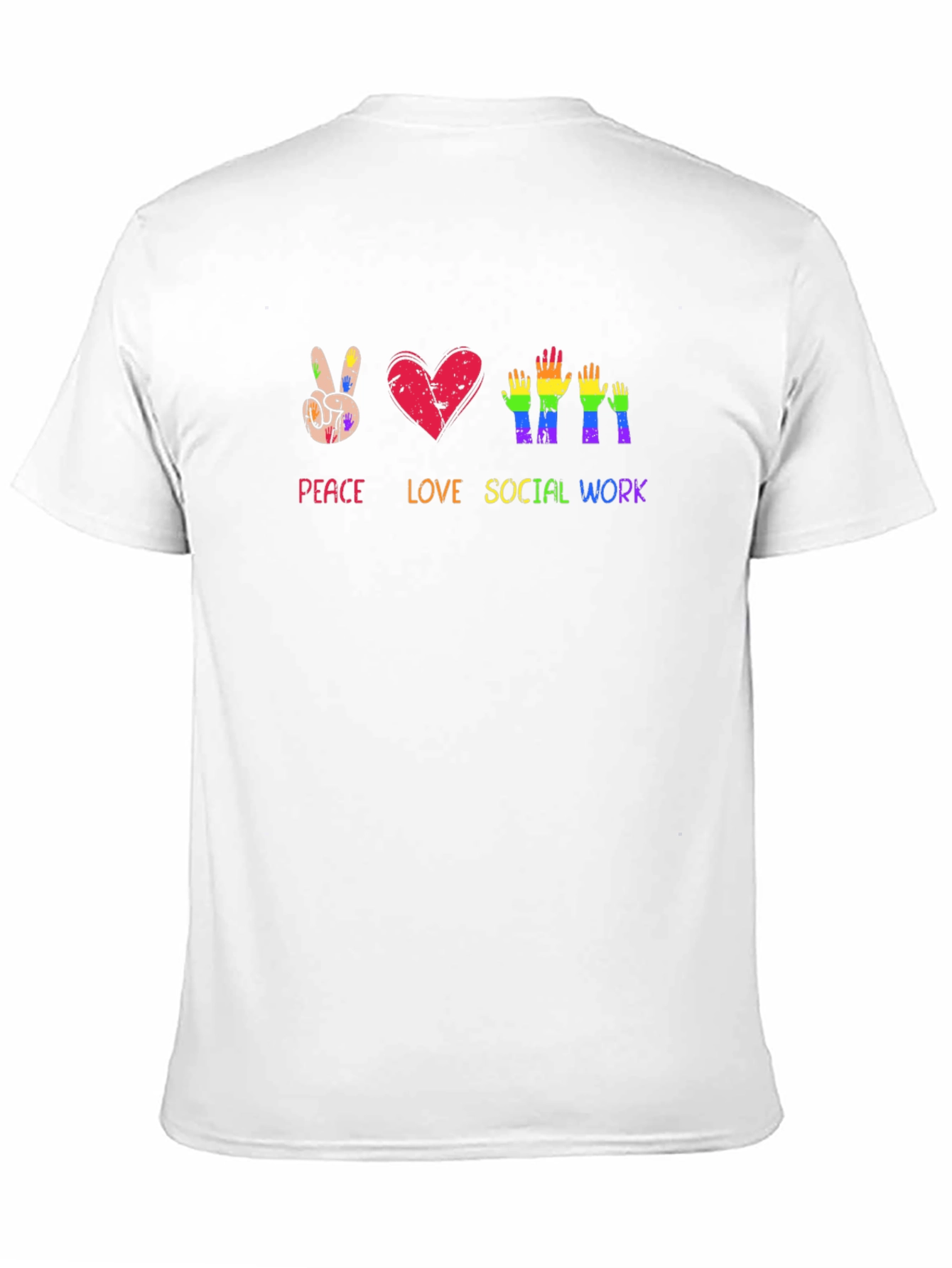 Peace Love Social Work T-Shirt