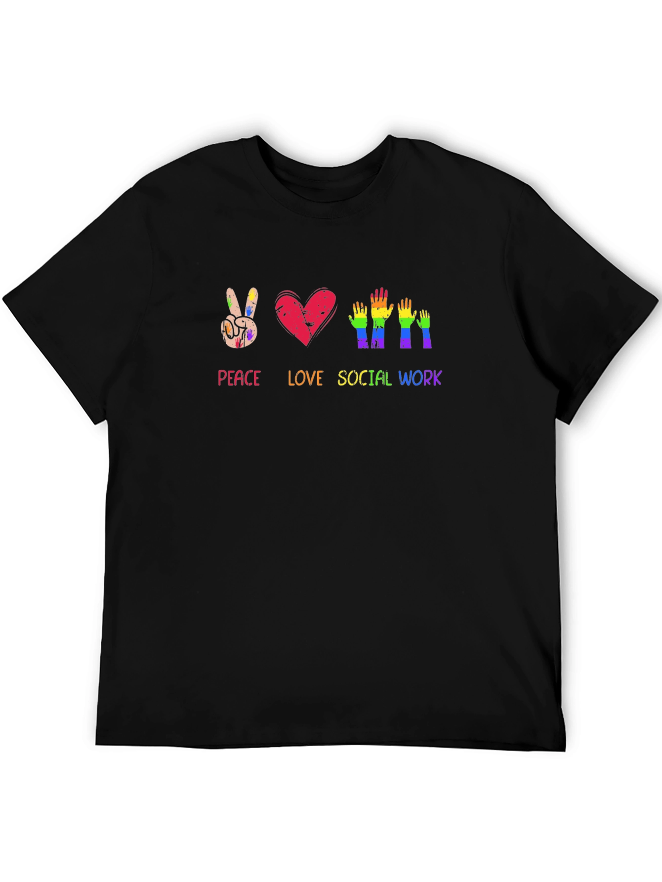 Peace Love Social Work T-Shirt