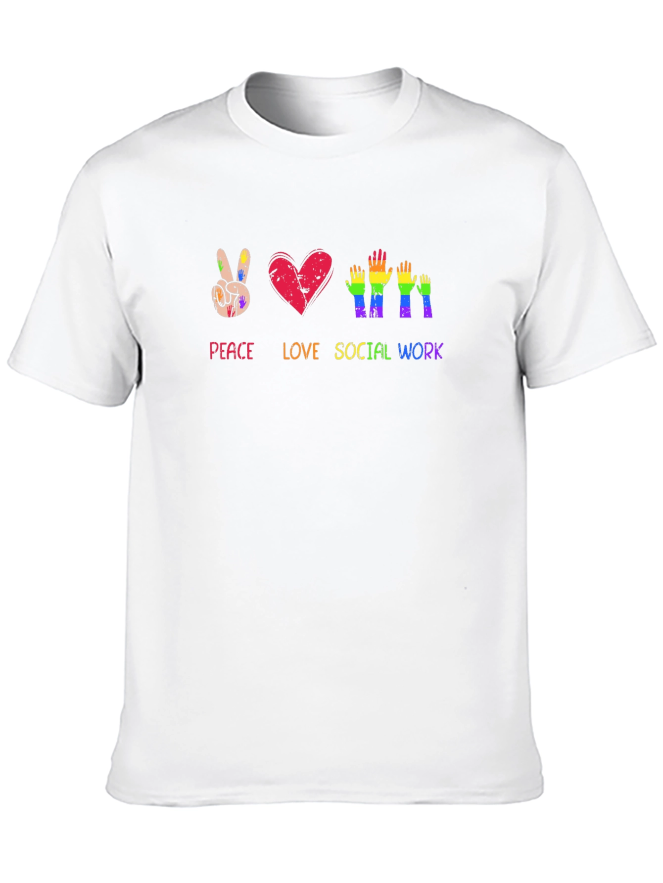 Peace Love Social Work T-Shirt