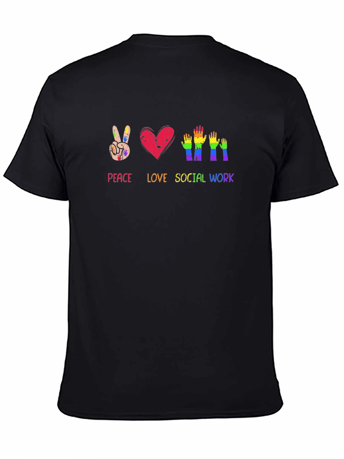 Peace Love Social Work T-Shirt