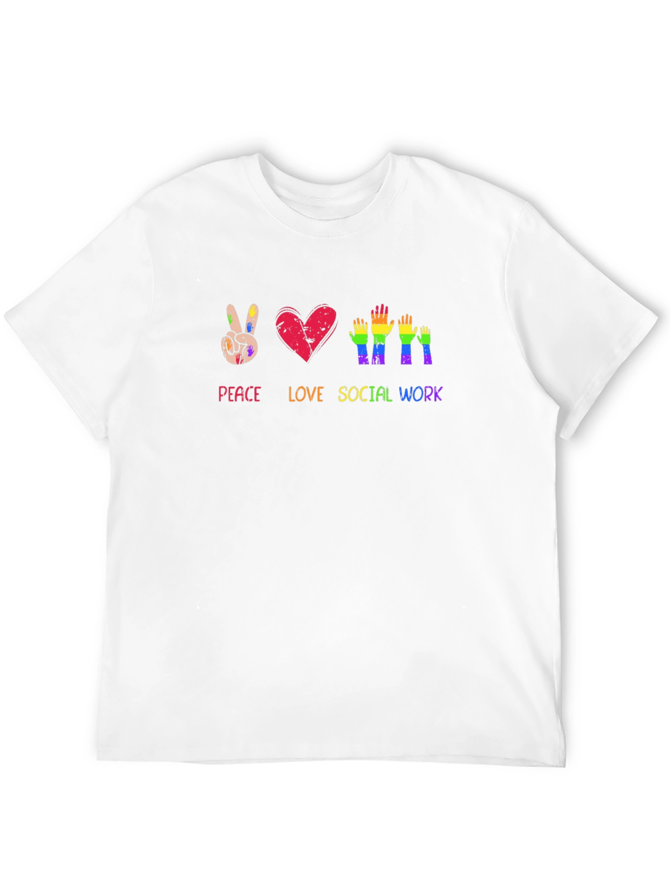 Peace Love Social Work T-Shirt