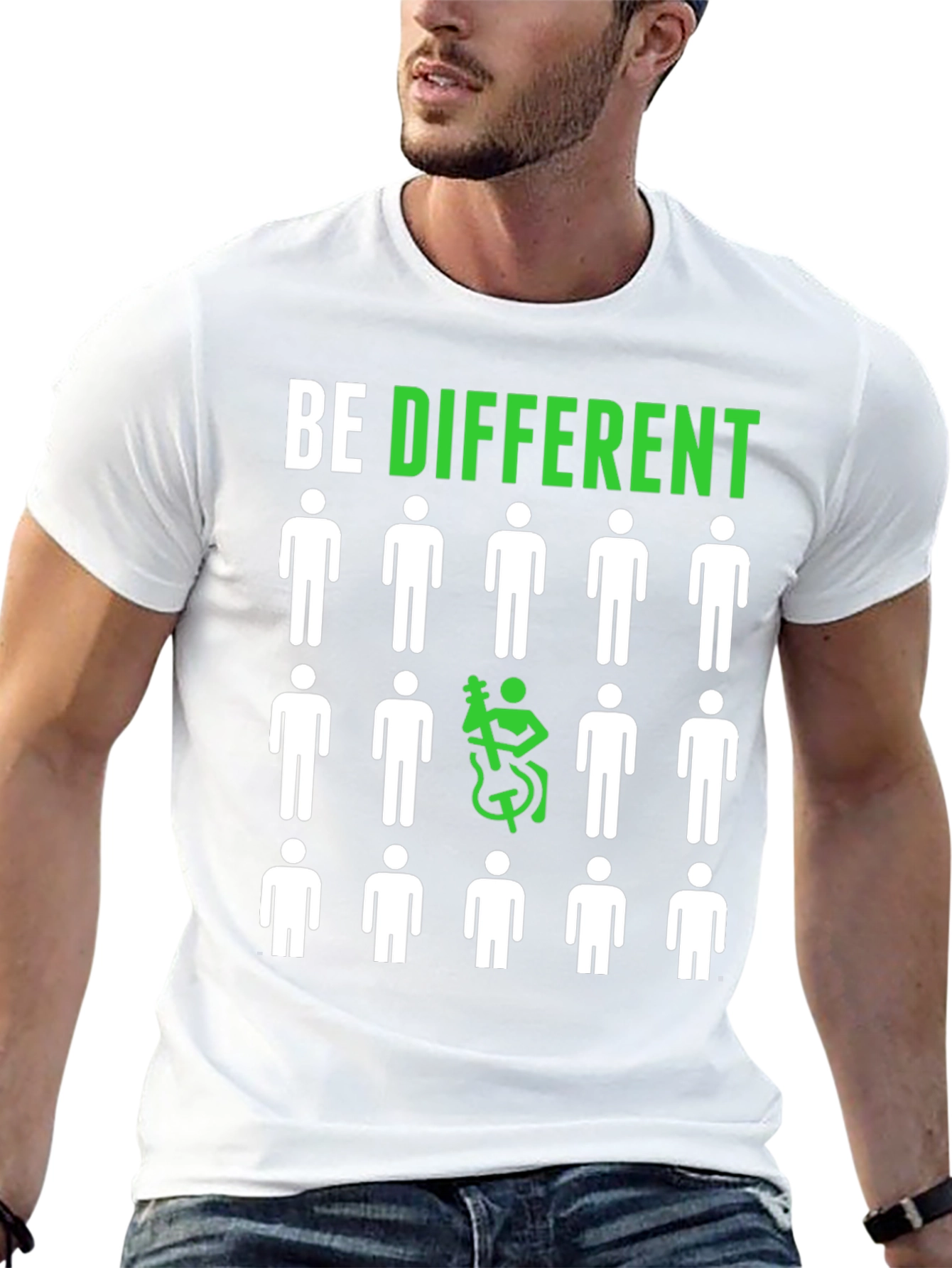 Be Different Graphic Tee - Stand Out T-Shirt