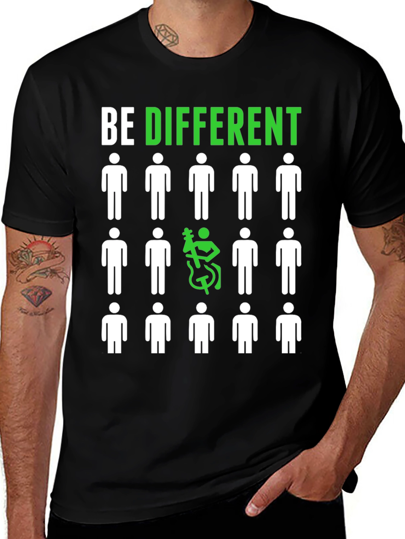 Be Different Graphic Tee - Stand Out T-Shirt