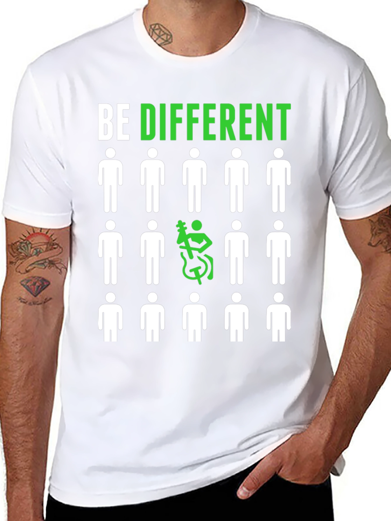 Be Different Graphic Tee - Stand Out T-Shirt