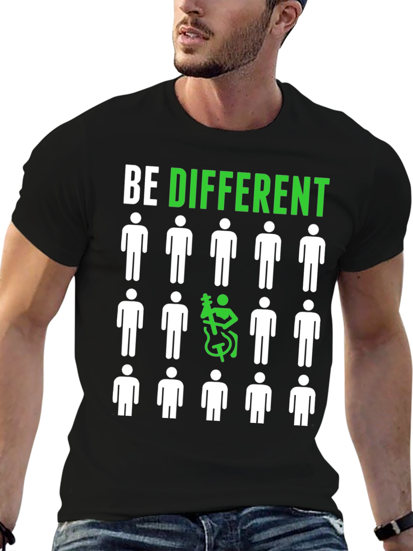 Be Different Graphic Tee - Stand Out T-Shirt