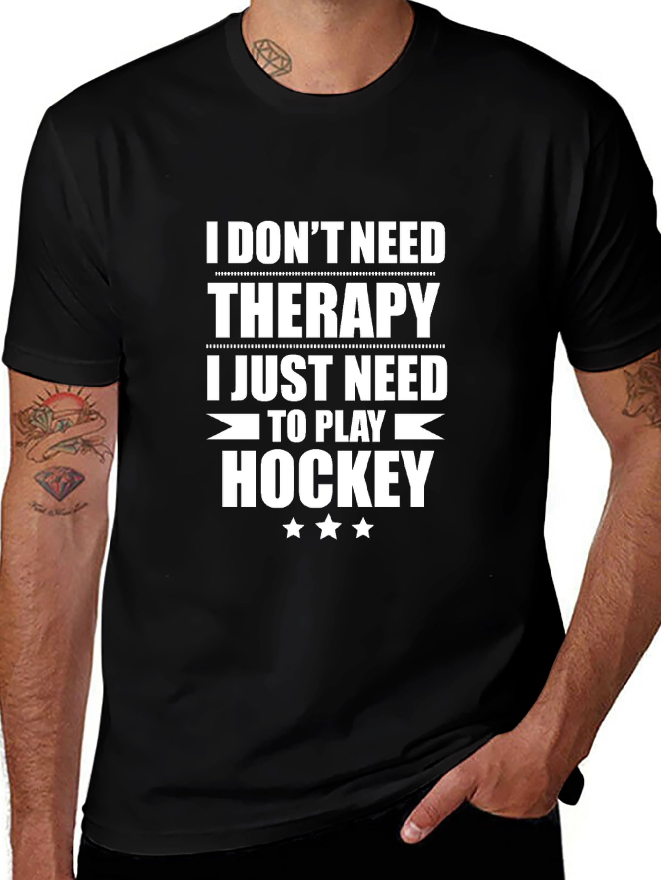 Hockey Therapy T-Shirt - Funny Player Gift