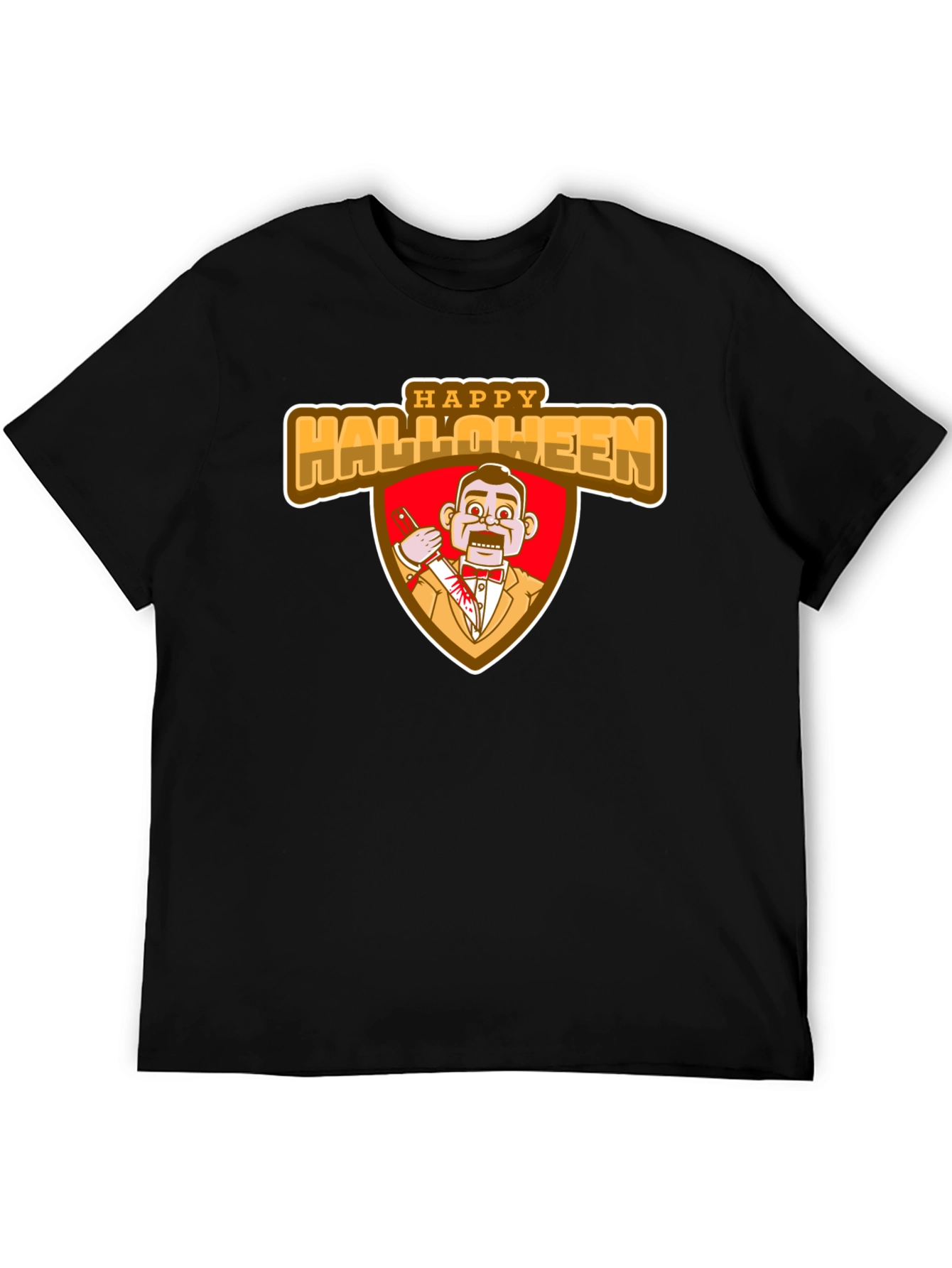 Happy Halloween Scary Dummy Graphic T-Shirt