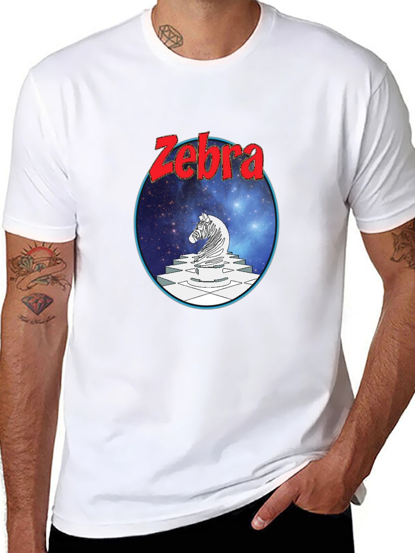 Zebra Band T-Shirt - Classic Rock Music Tee