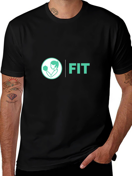 FIT Womens Graphic Tee - Black Cotton