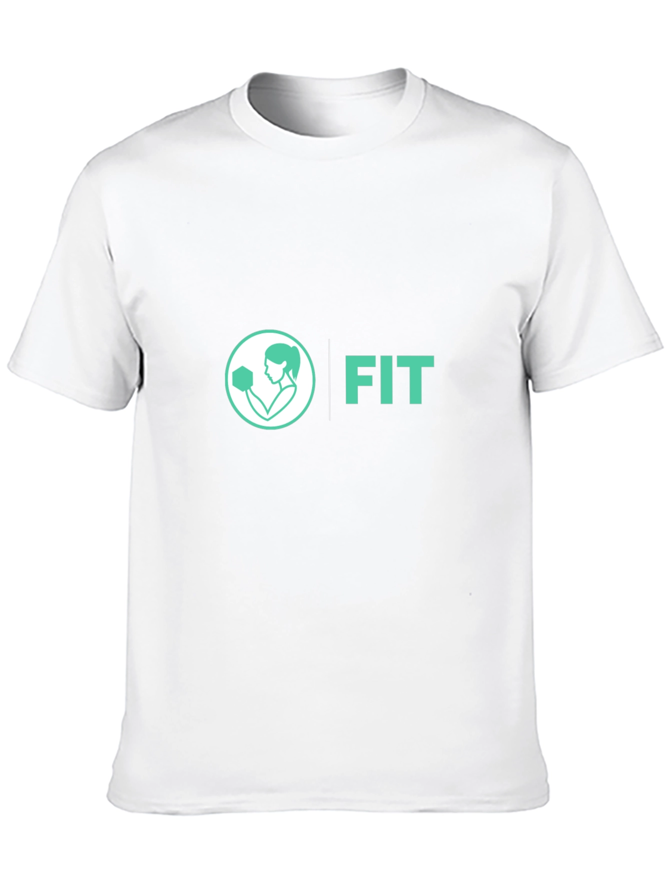 FIT Womens Graphic Tee - Black Cotton