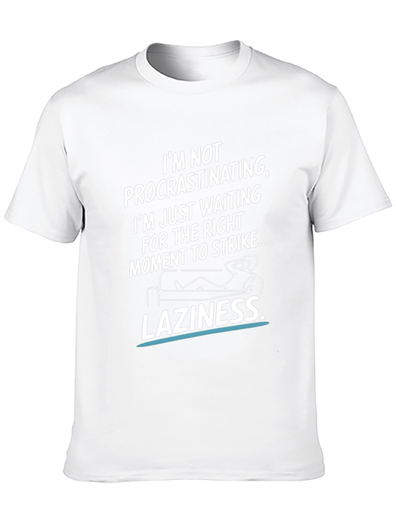 Funny Laziness Graphic T-Shirt