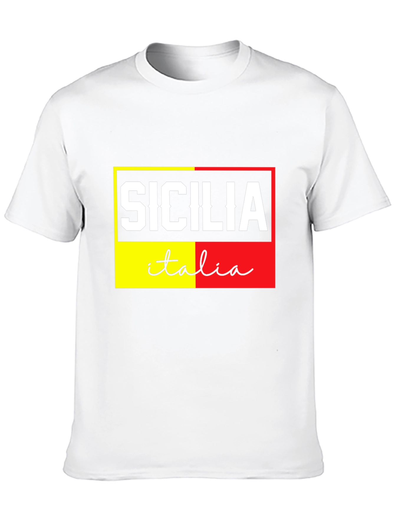 Sicilia Italia Graphic Tee - Black