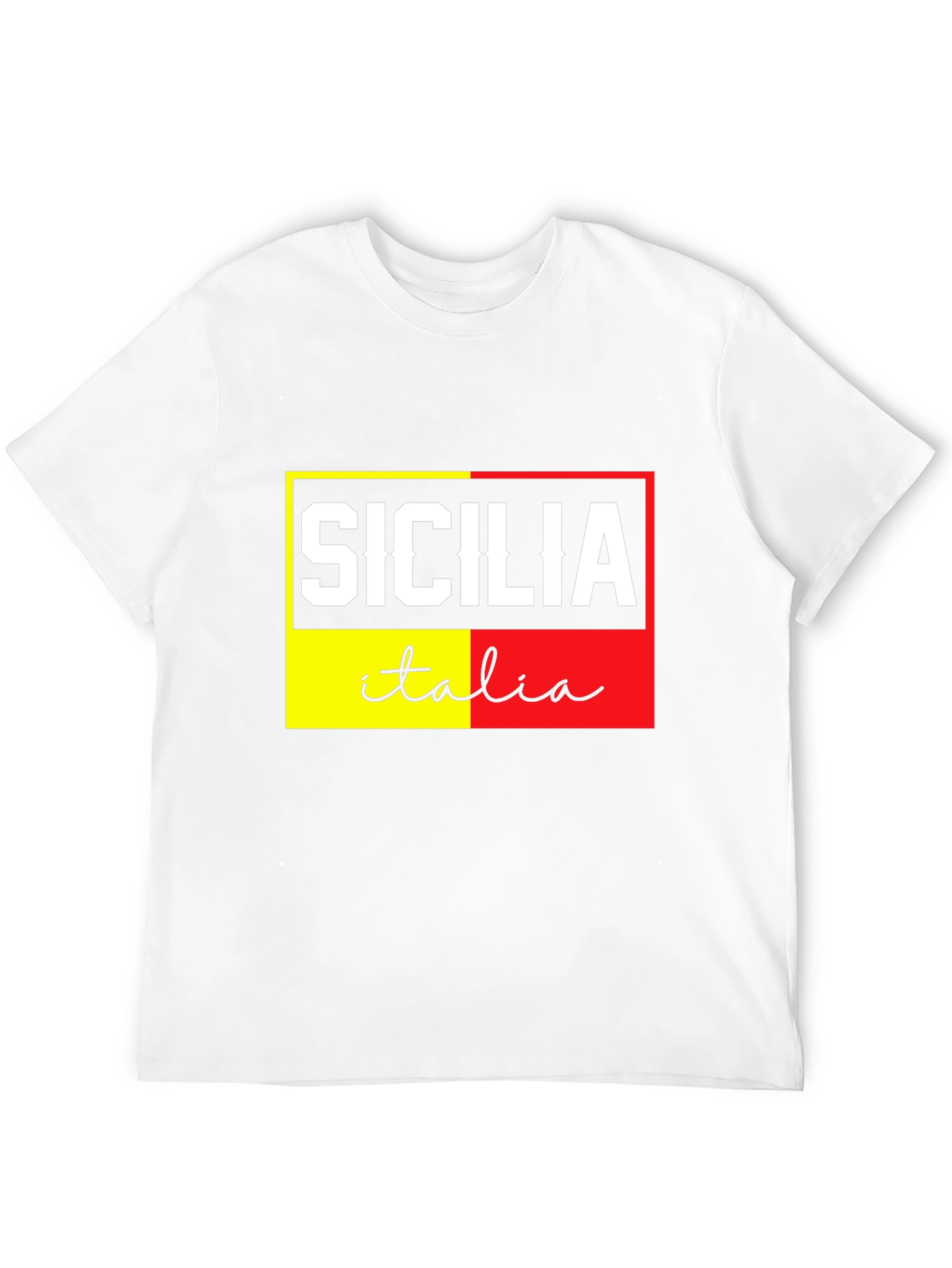 Sicilia Italia Graphic Tee - Black