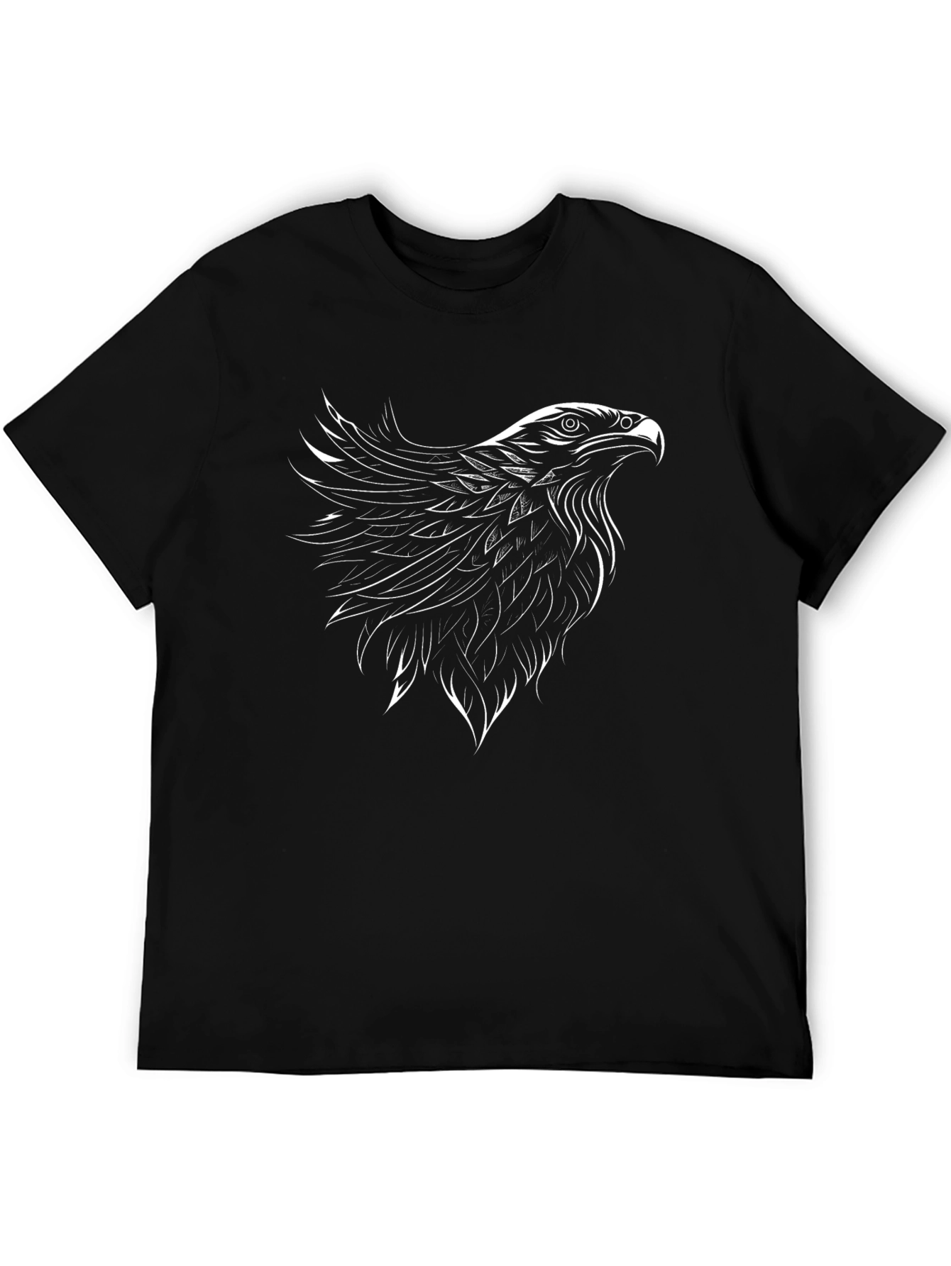 Black Eagle Graphic Tee - Stylish Mens T-Shirt