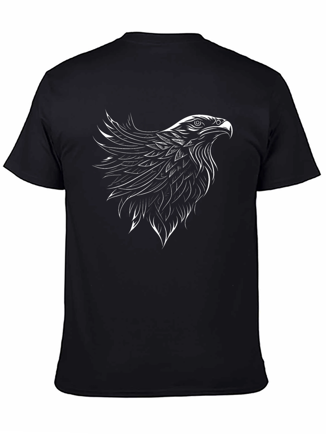Black Eagle Graphic Tee - Stylish Mens T-Shirt