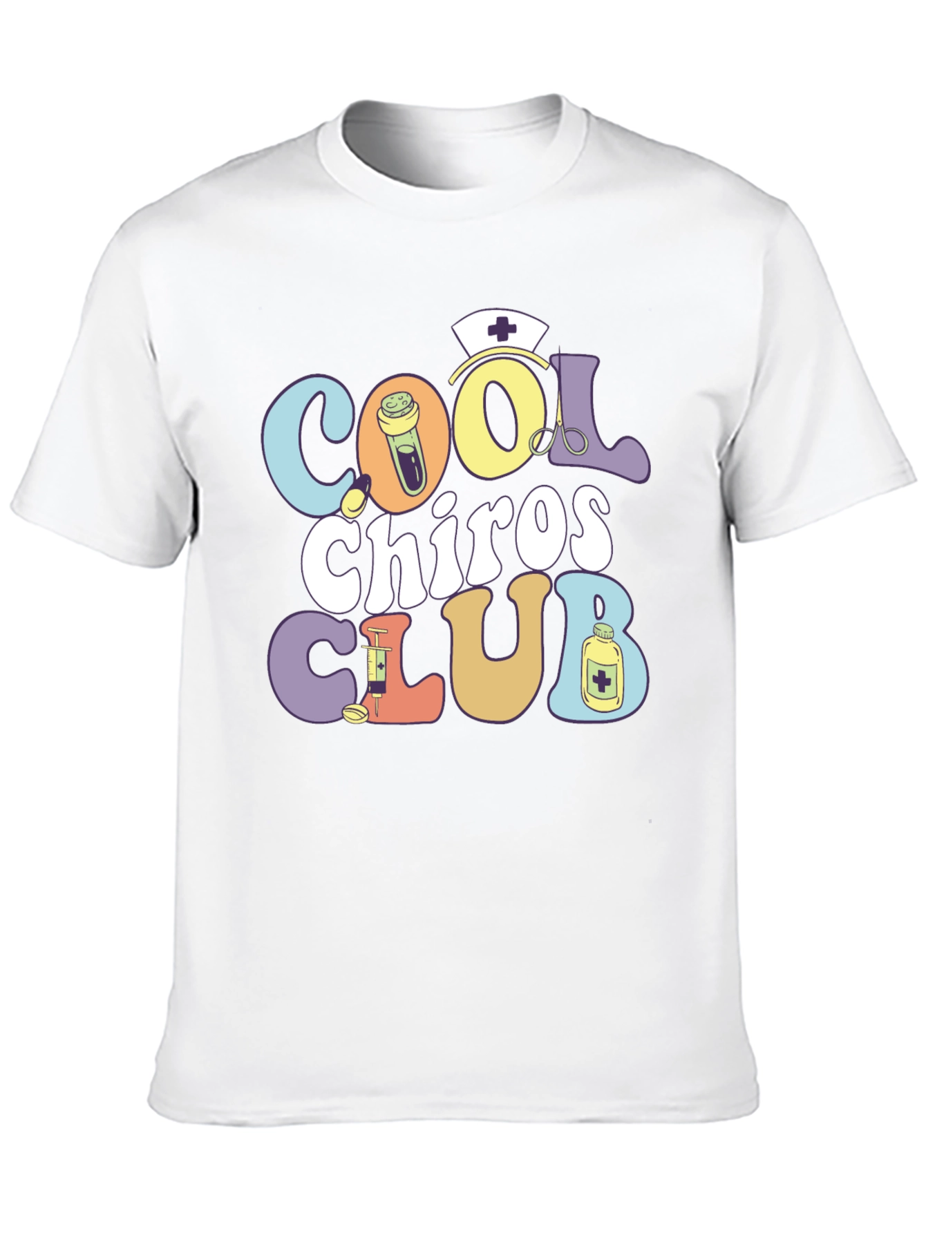 Cool Chiros Club Graphic T-Shirt