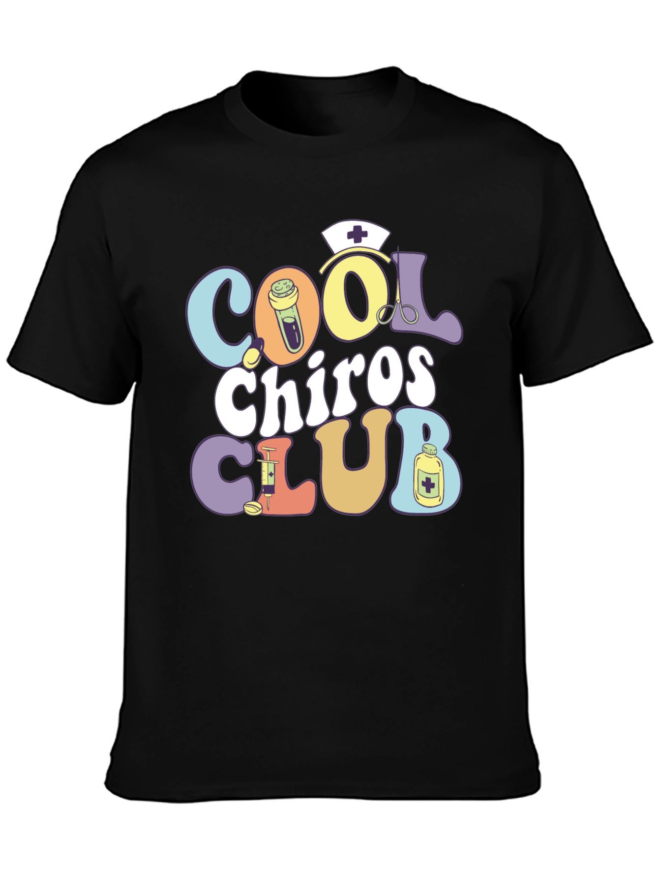 Cool Chiros Club Graphic T-Shirt