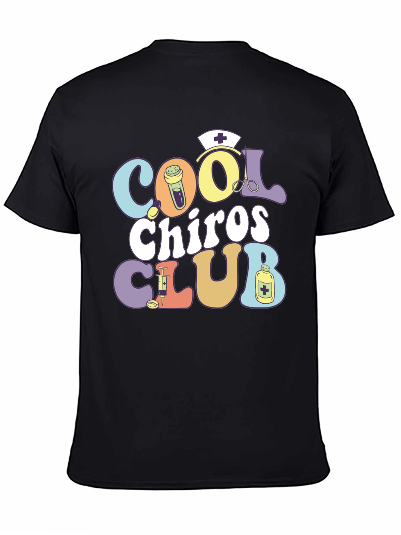 Cool Chiros Club Graphic T-Shirt