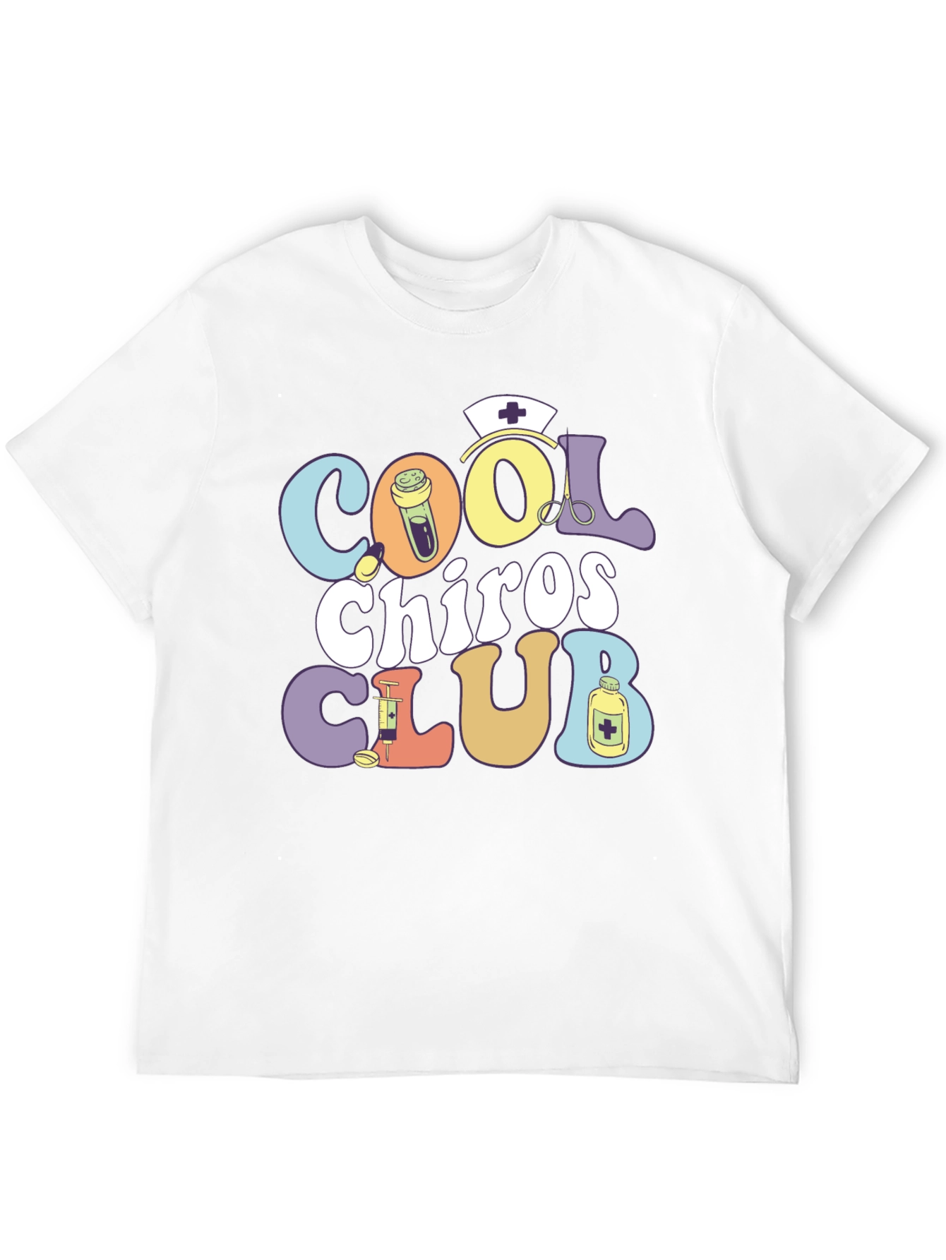Cool Chiros Club Graphic T-Shirt