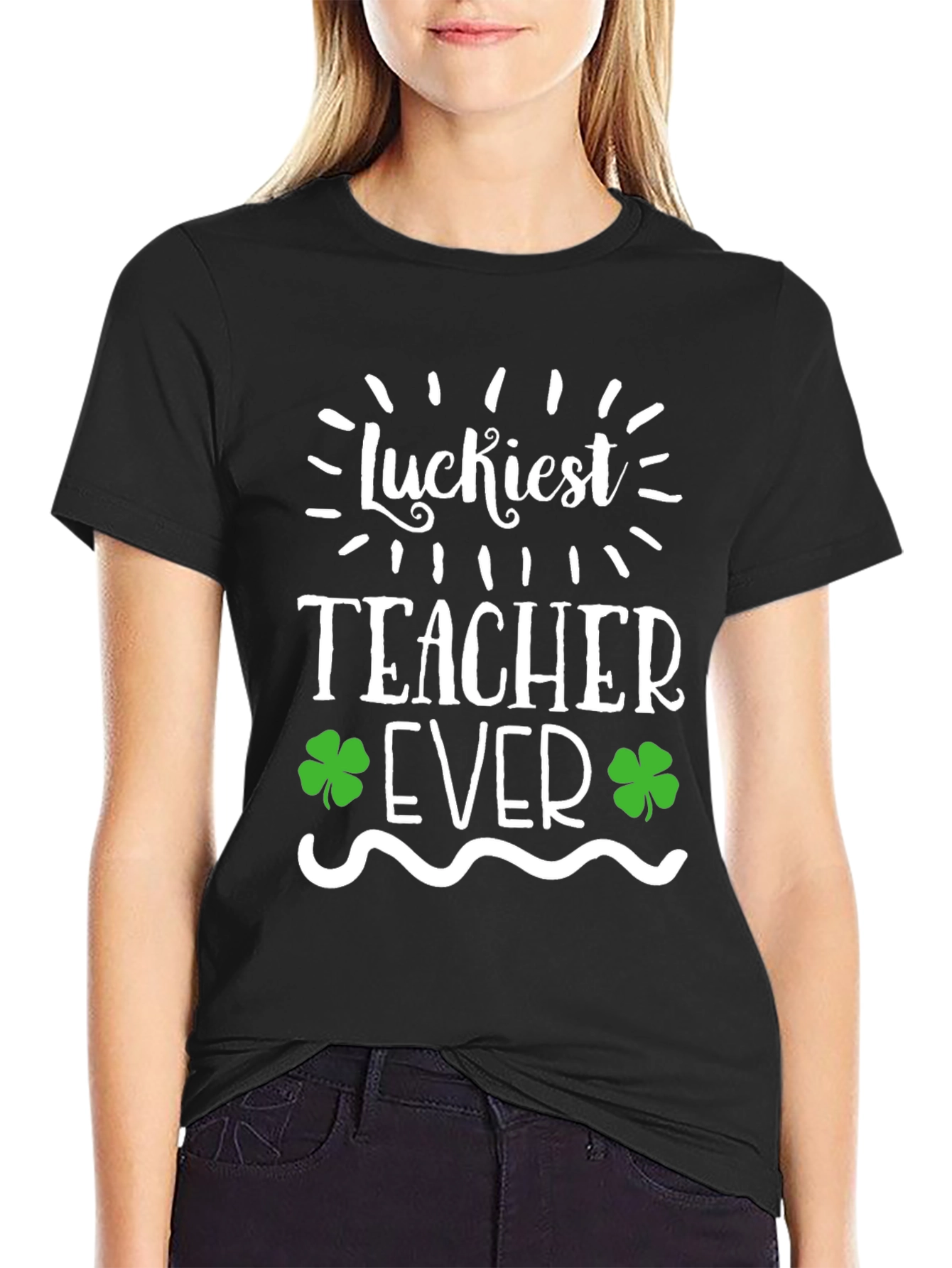 Luckiest Teacher Ever St. Patricks Day T-Shirt