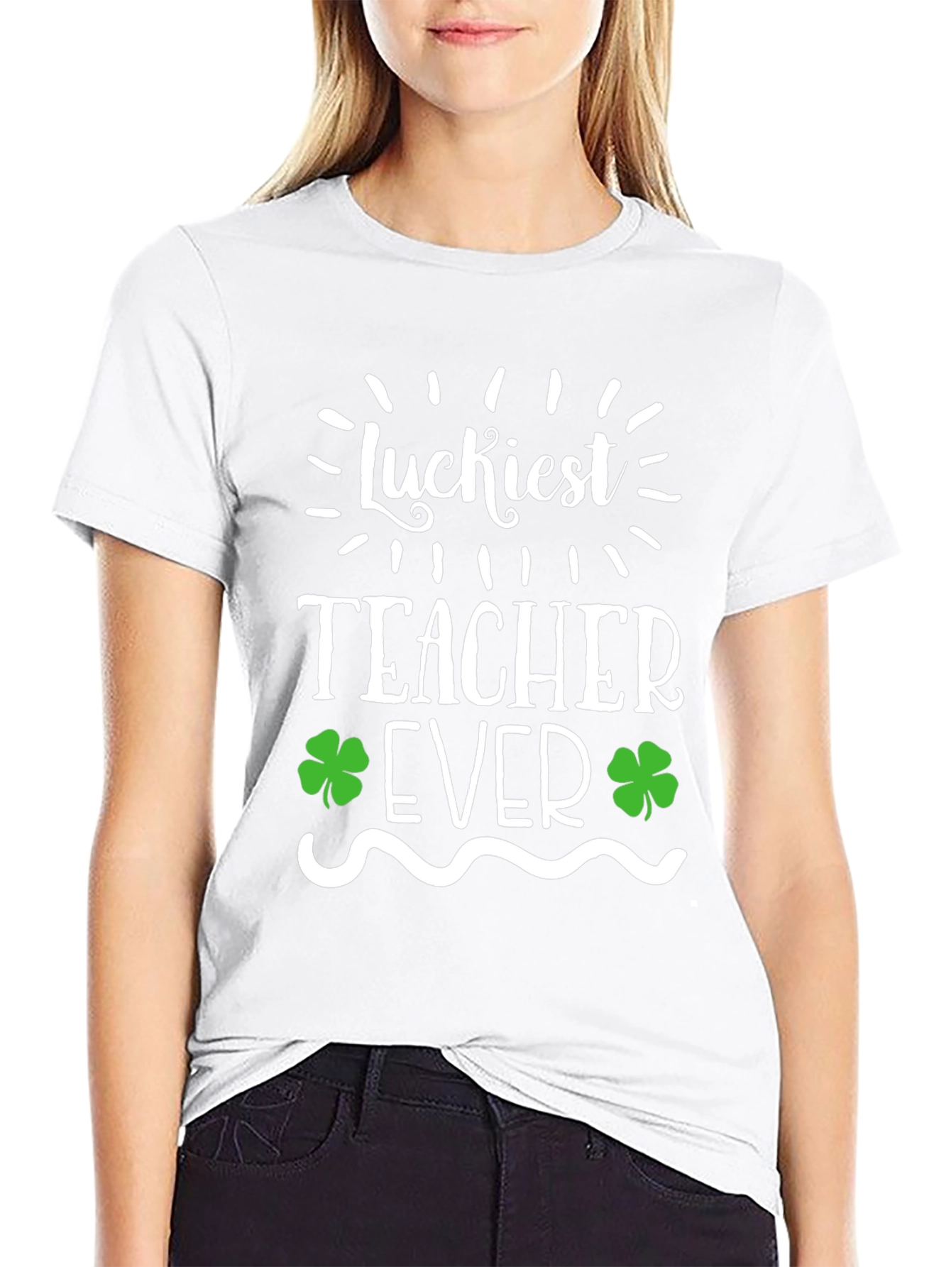 Luckiest Teacher Ever St. Patricks Day T-Shirt