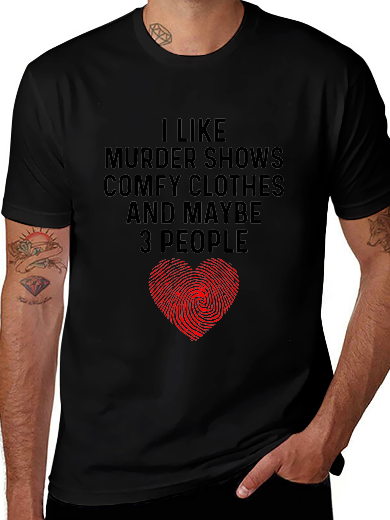 Murder Shows & Comfy Clothes Graphic Tee