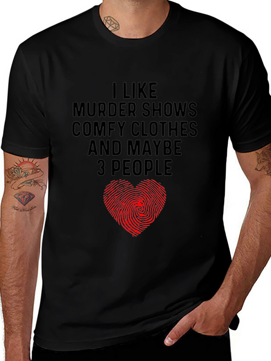 Murder Shows & Comfy Clothes Graphic Tee