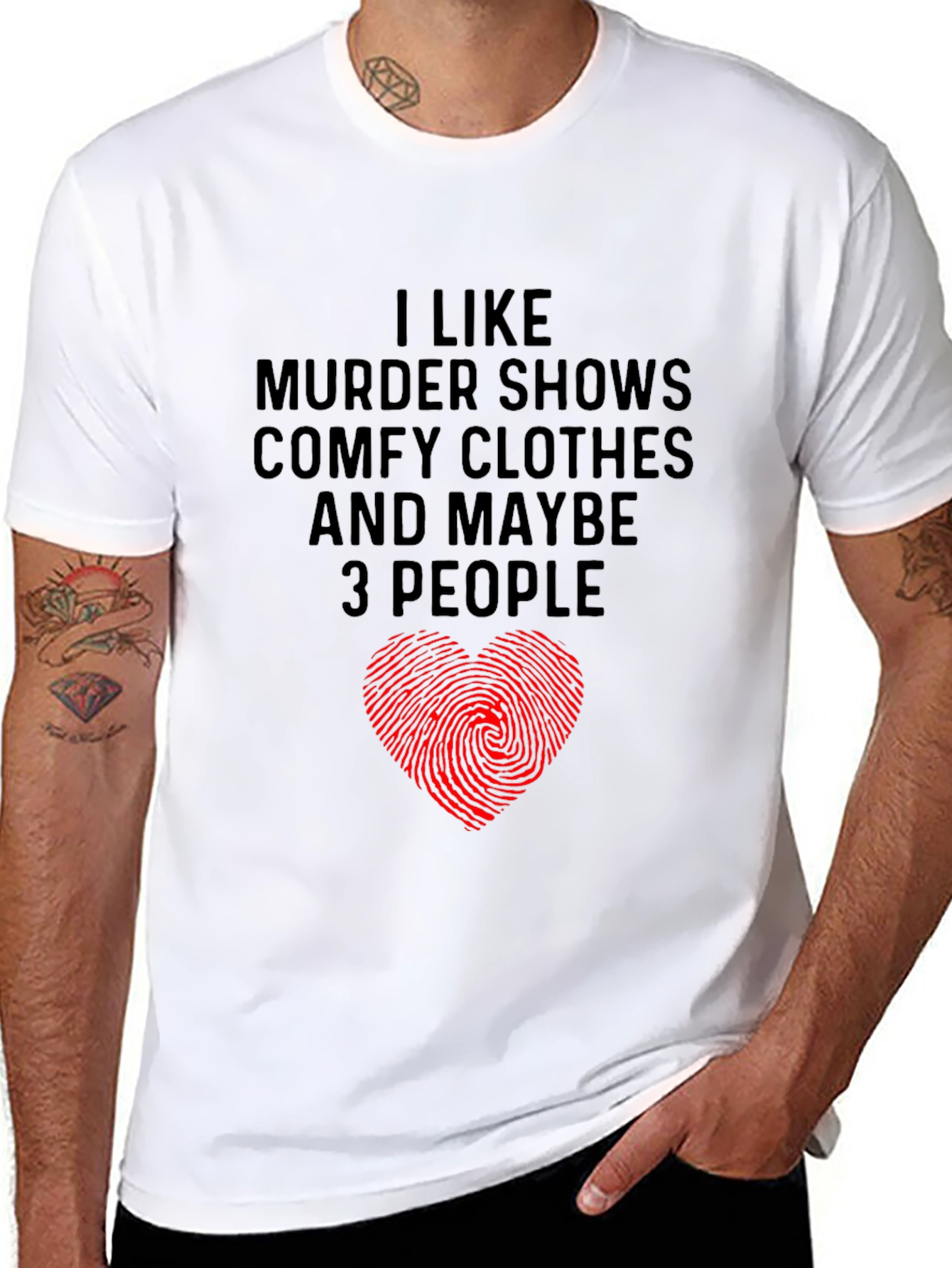 Murder Shows & Comfy Clothes Graphic Tee