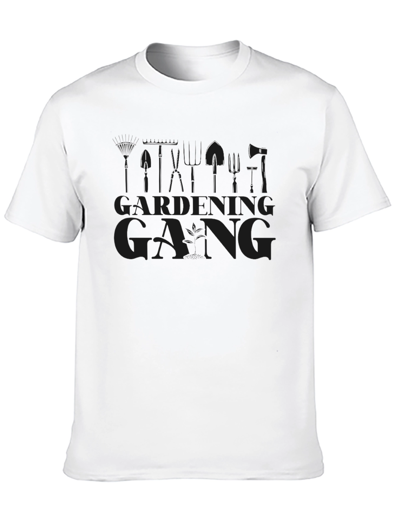 Gardening Gang Black T-Shirt
