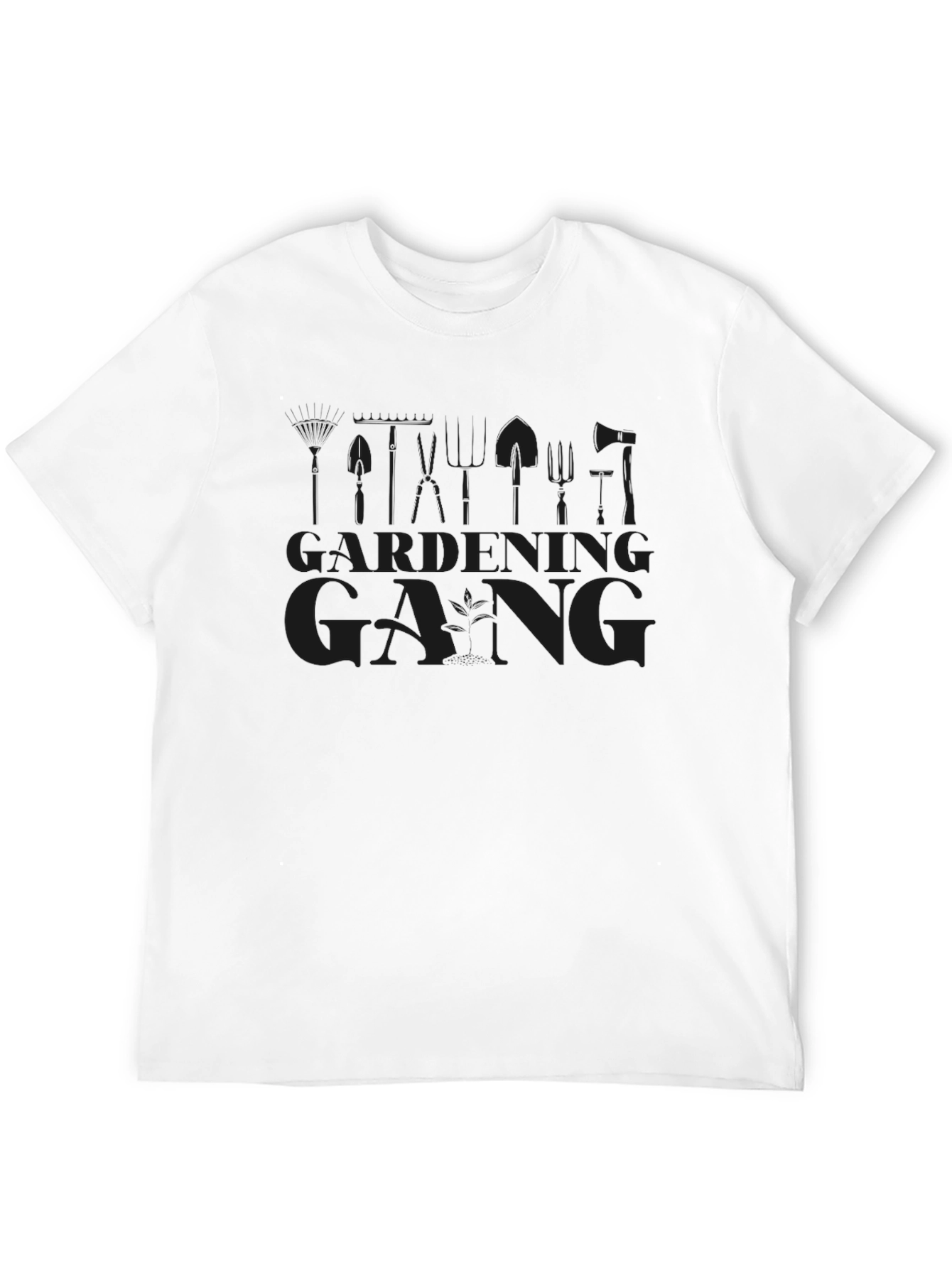 Gardening Gang Black T-Shirt