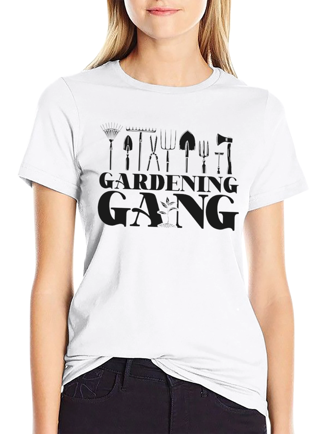 Gardening Gang Black T-Shirt