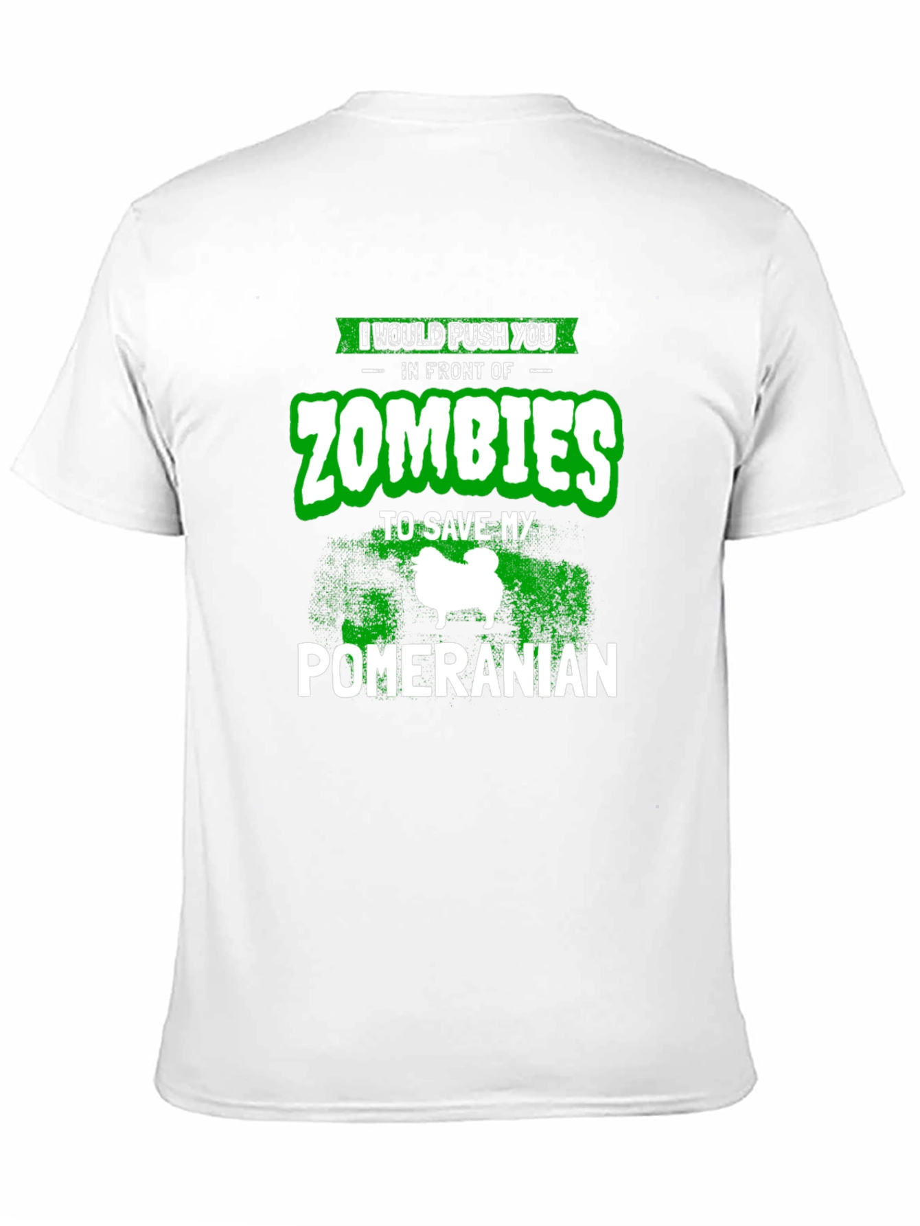 Funny Pomeranian Zombie T-Shirt