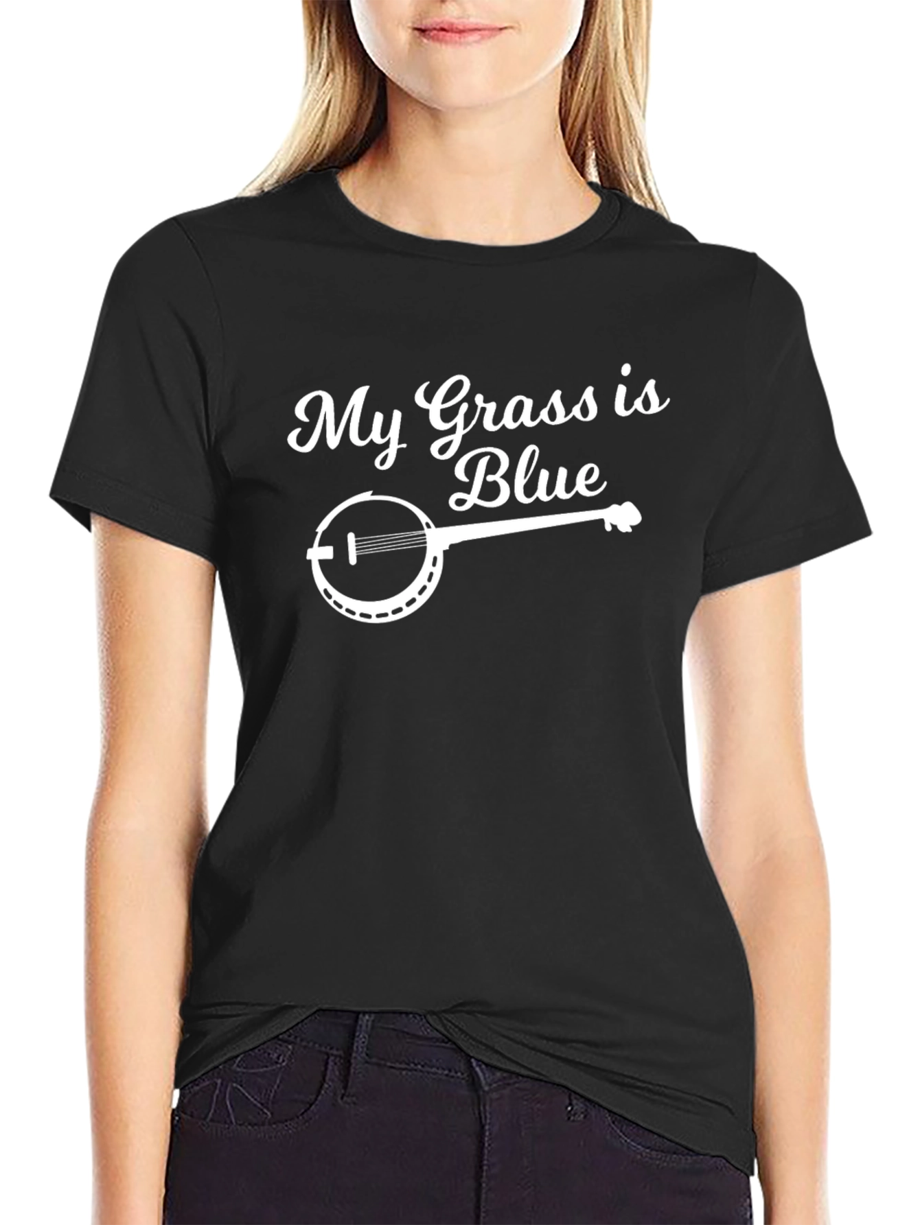 My Grass is Blue Banjo T-Shirt