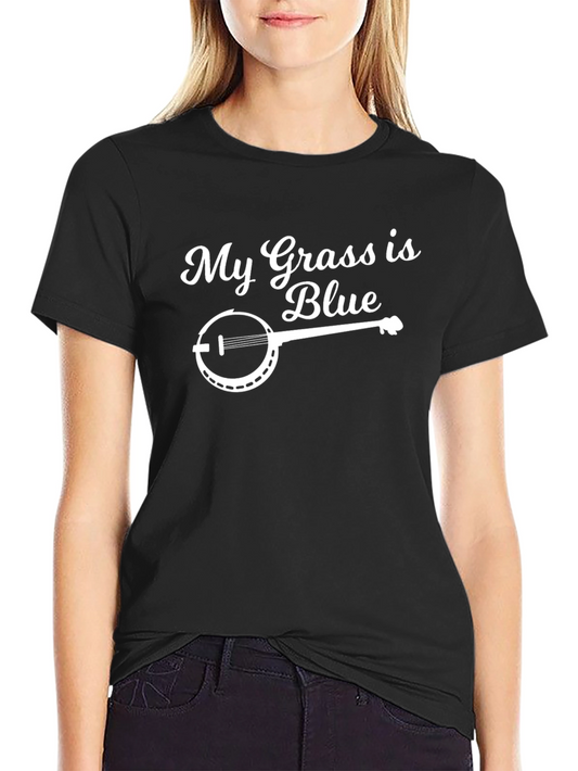My Grass is Blue Banjo T-Shirt