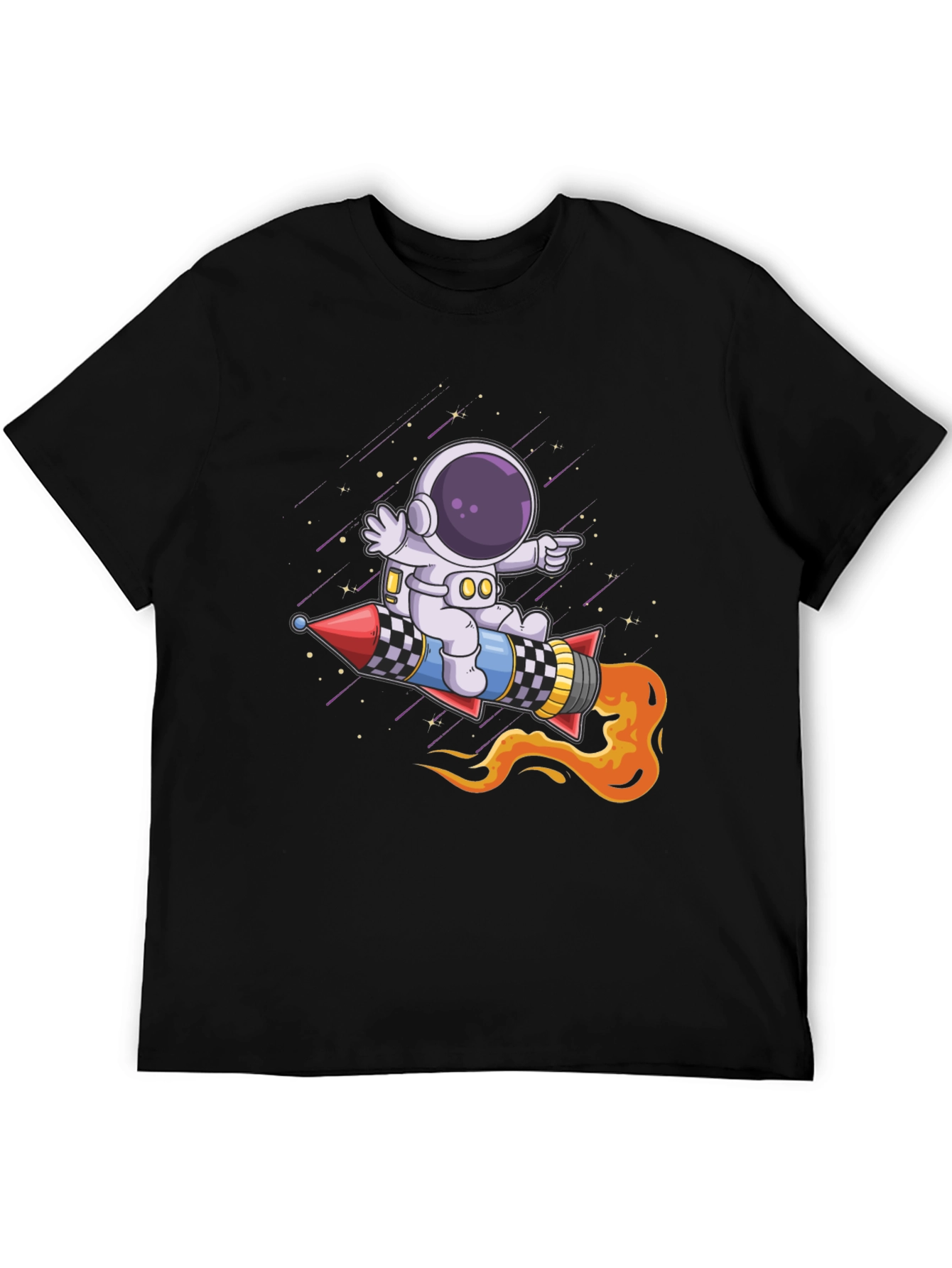 Astronaut Rocket Ride Graphic Tee