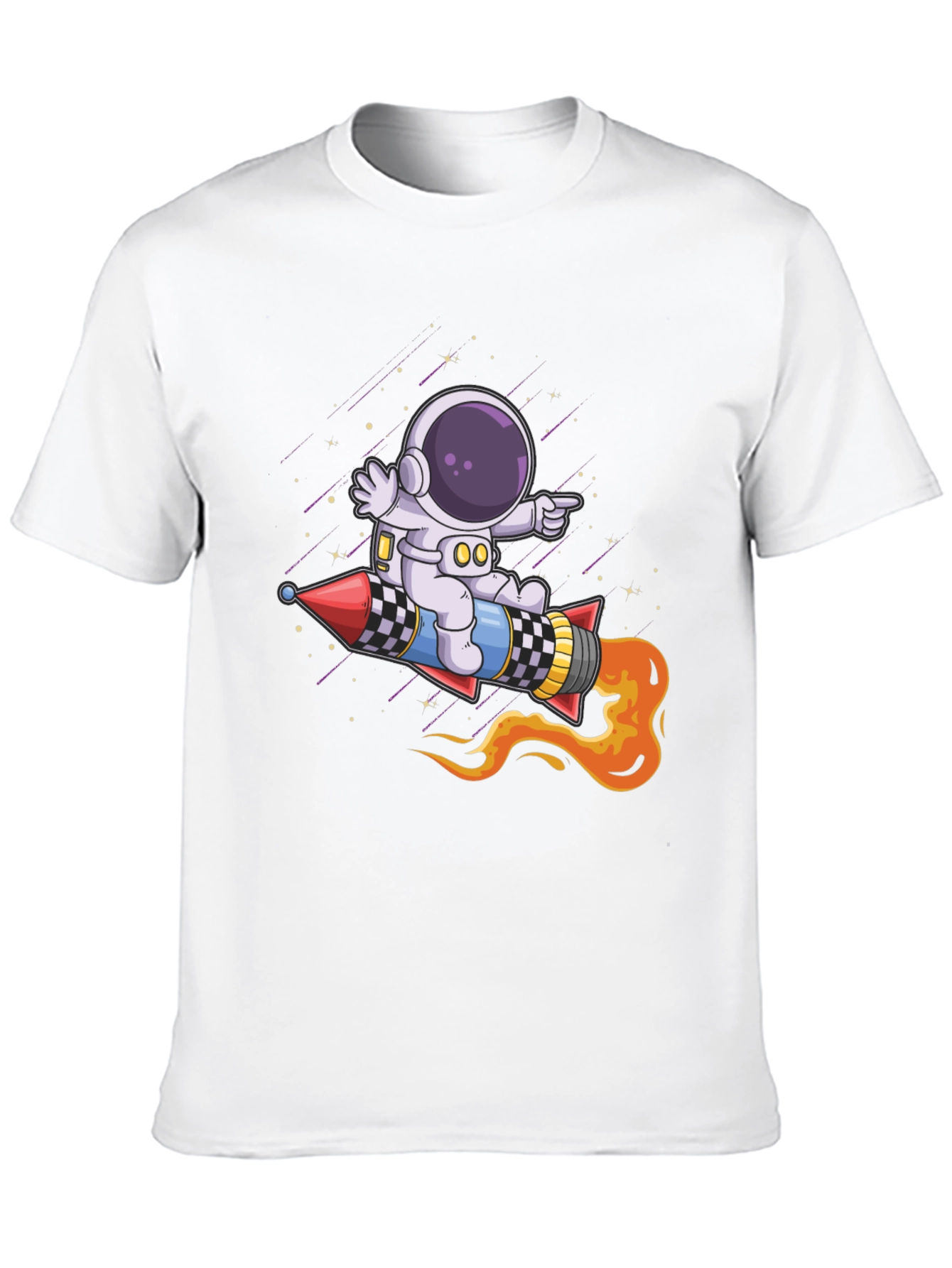 Astronaut Rocket Ride Graphic Tee