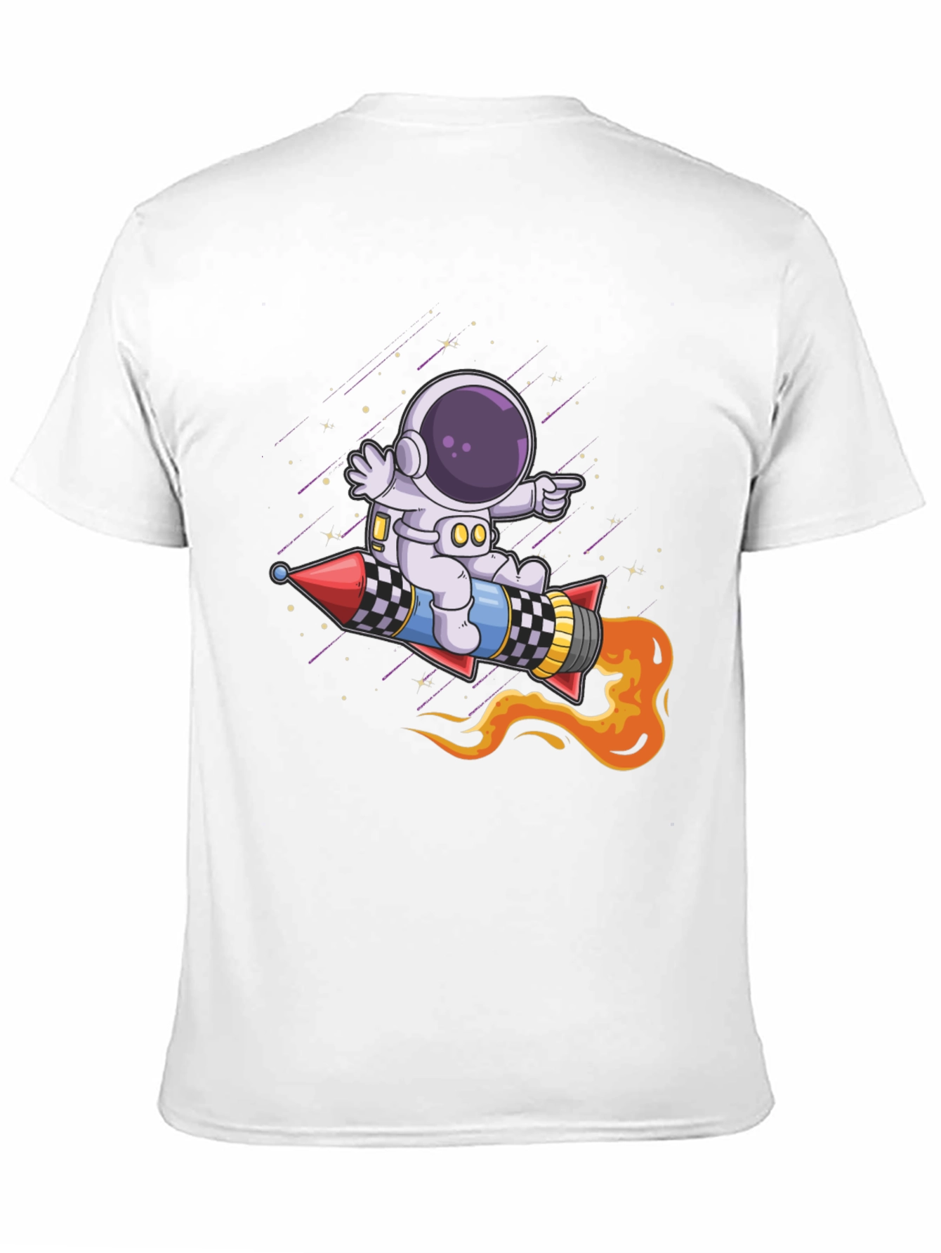 Astronaut Rocket Ride Graphic Tee