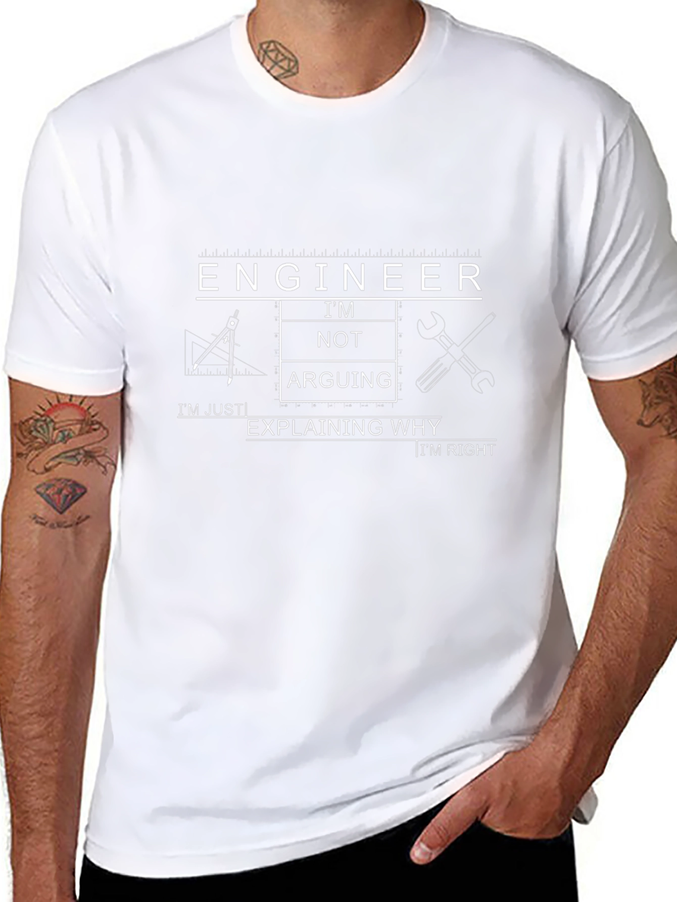 Engineer Im Not Arguing Funny T-Shirt
