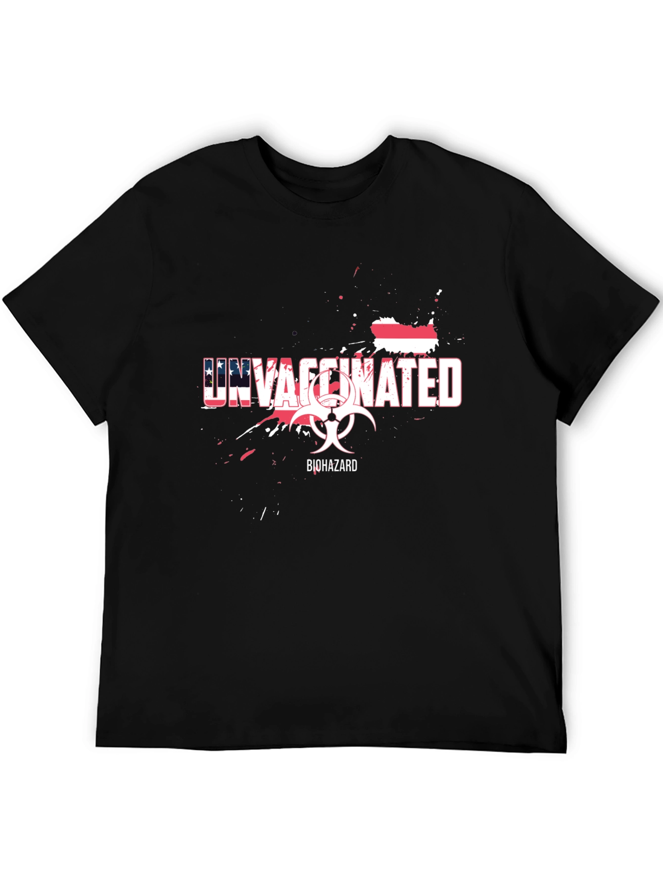 Unvaccinated Biohazard Graphic Tee