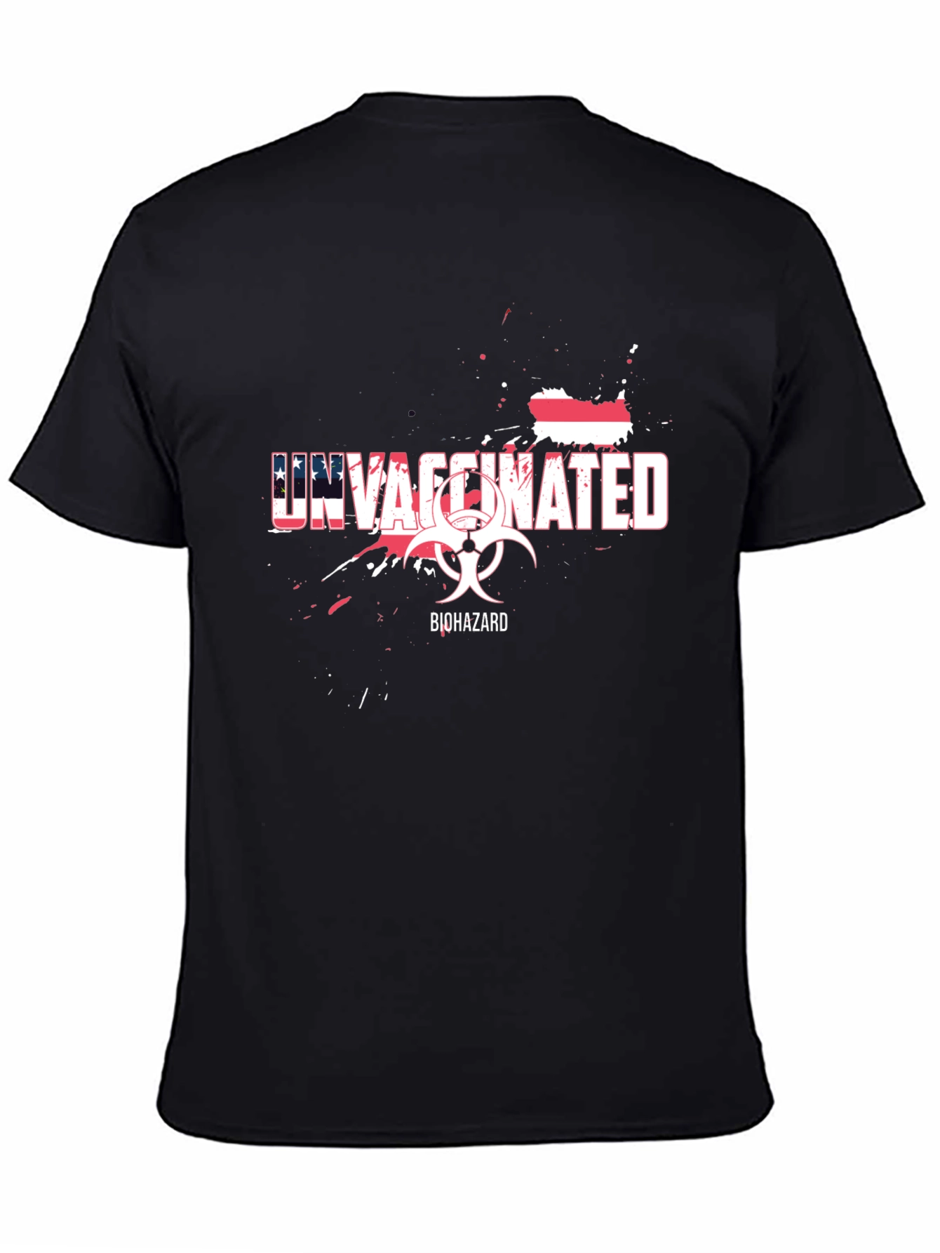 Unvaccinated Biohazard Graphic Tee