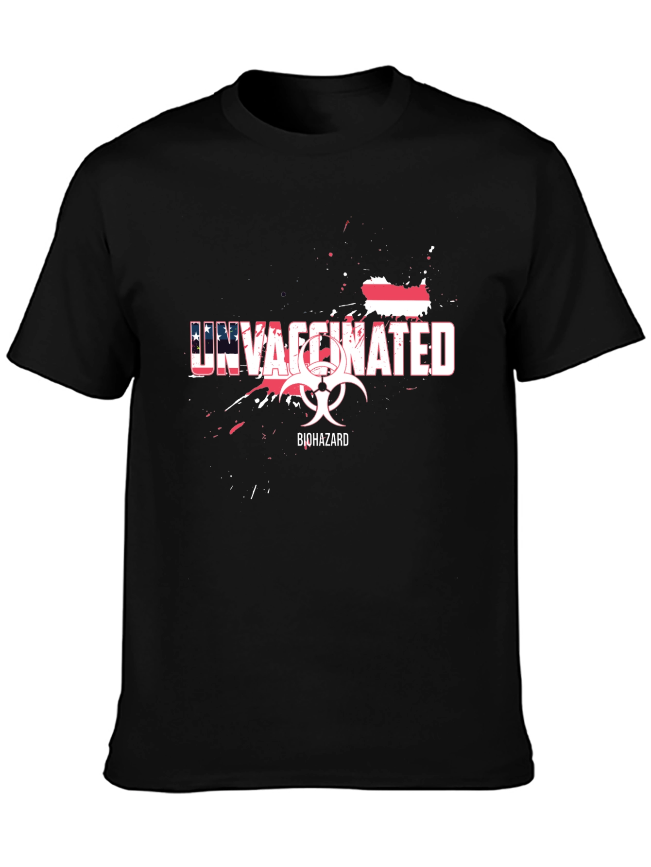 Unvaccinated Biohazard Graphic Tee
