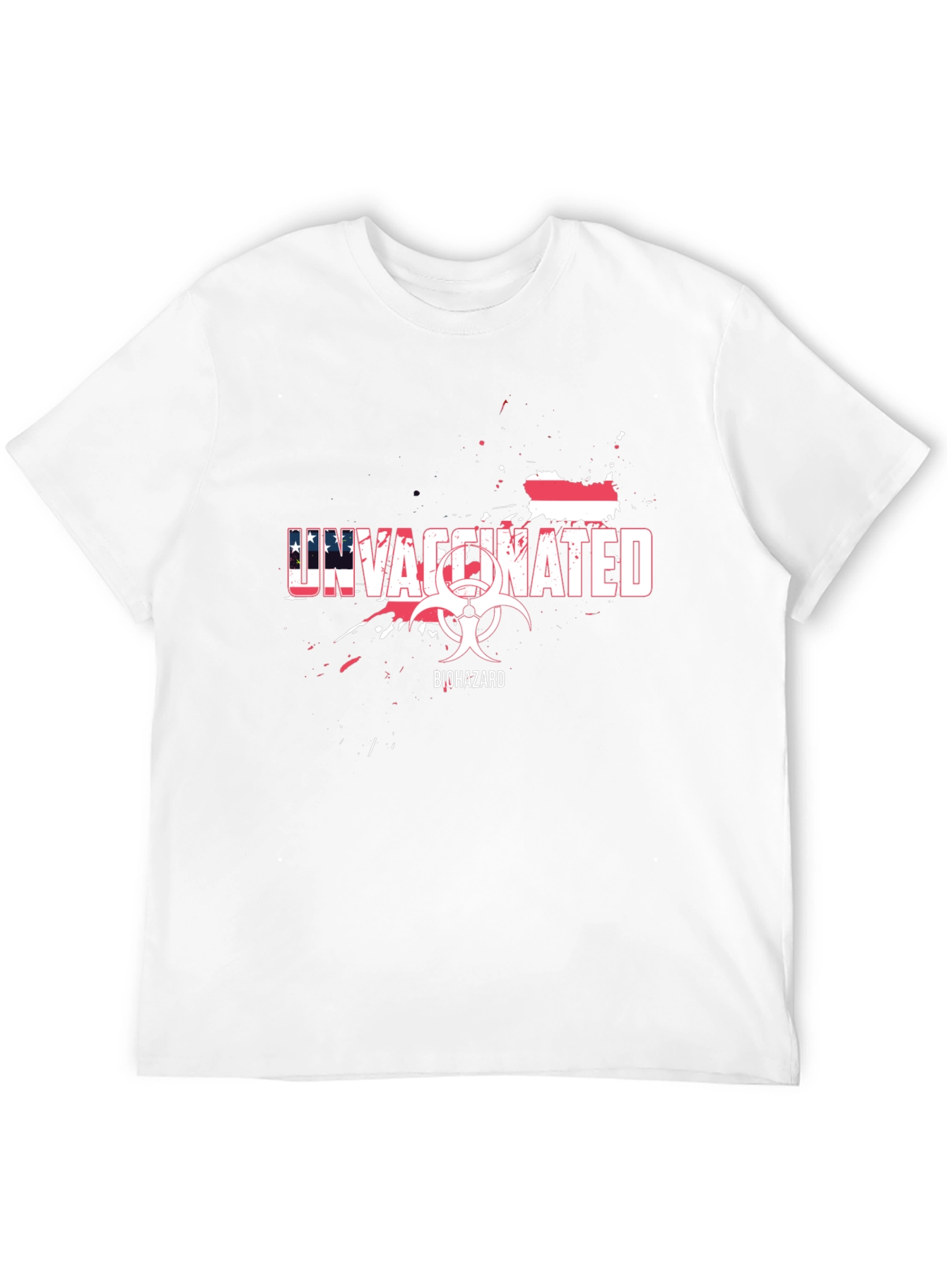 Unvaccinated Biohazard Graphic Tee