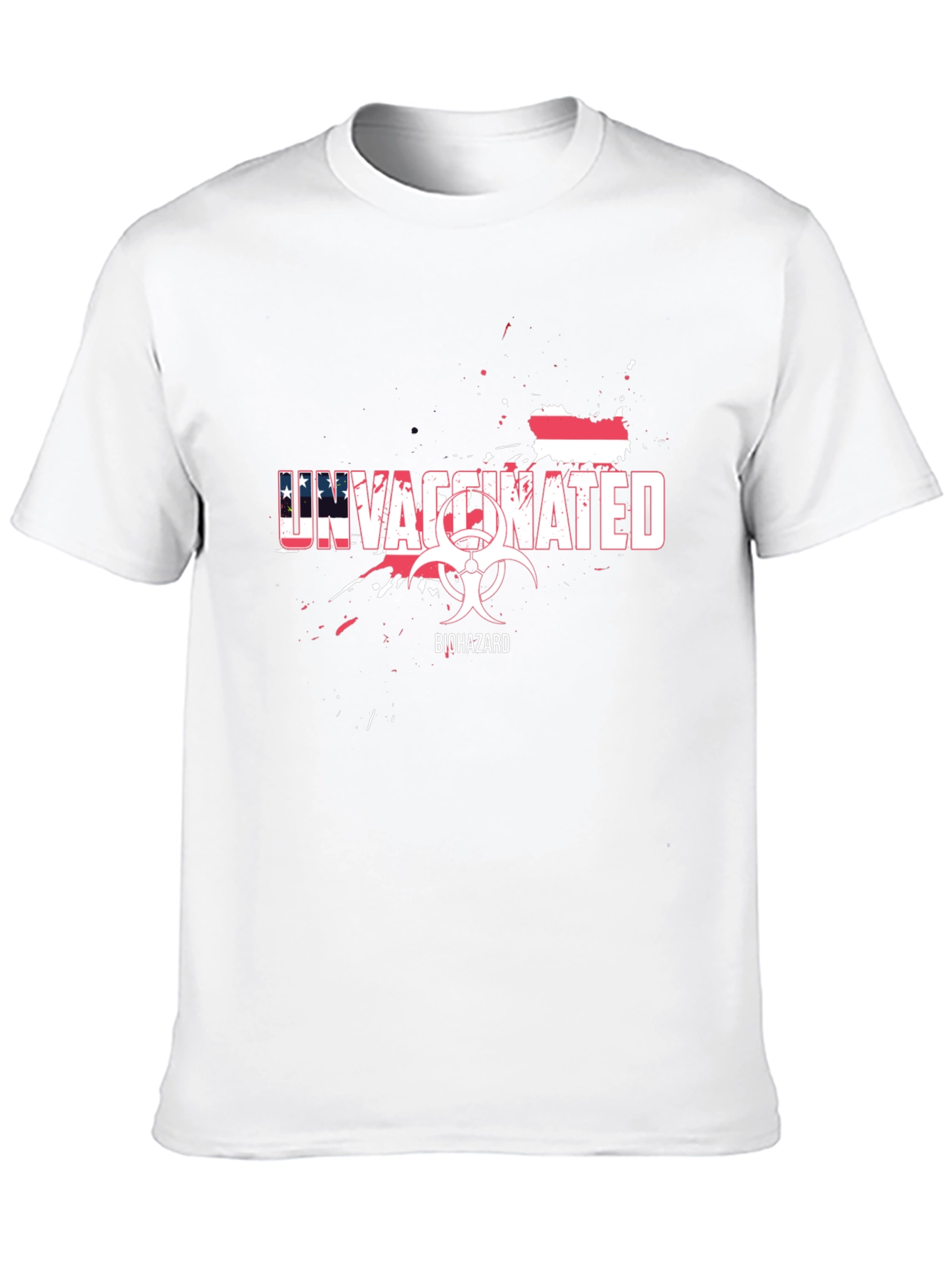 Unvaccinated Biohazard Graphic Tee