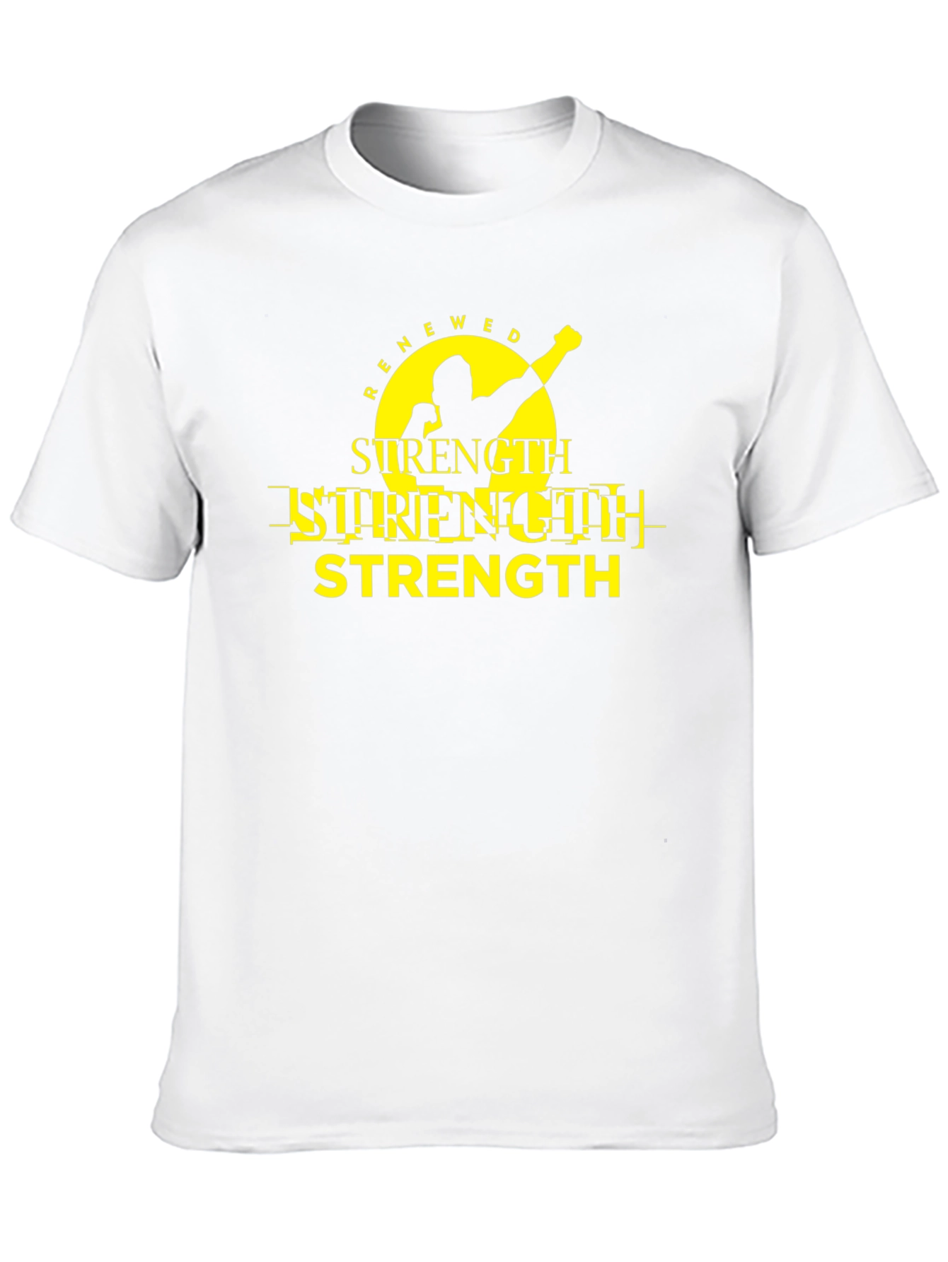 Renewed Strength Black Graphic T-Shirt