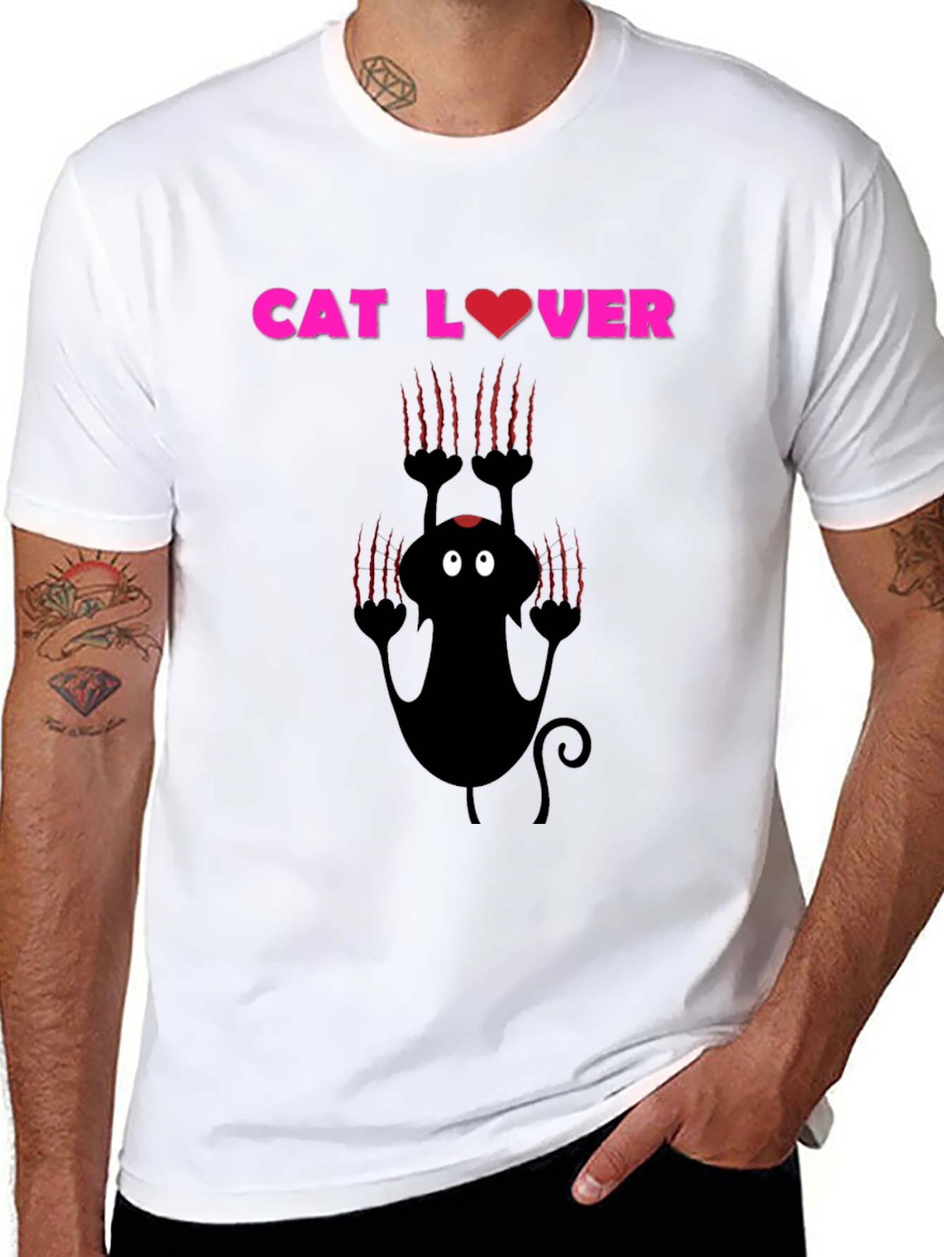 Cat Lover T-Shirt - Funny Graphic Tee