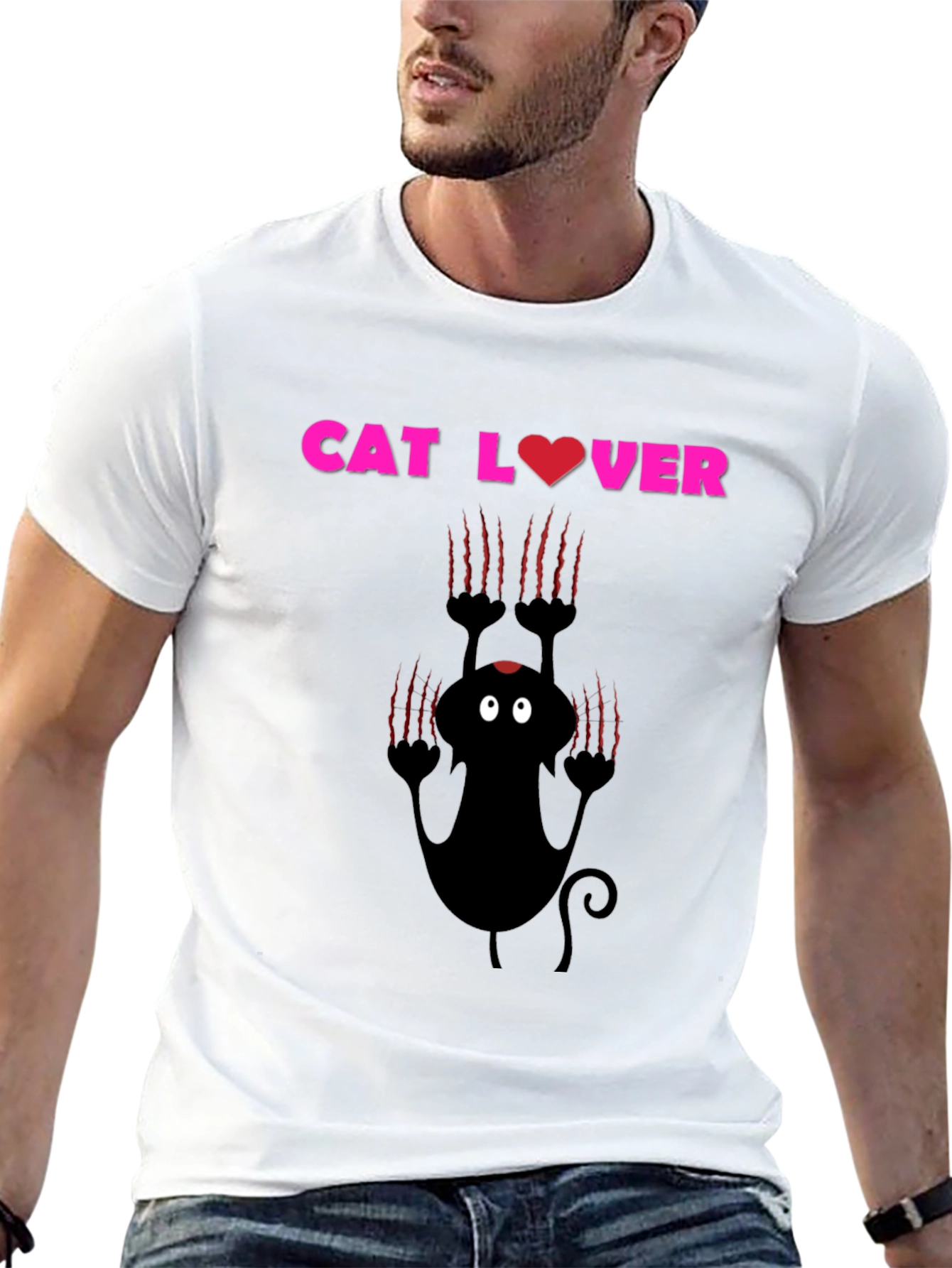 Cat Lover T-Shirt - Funny Graphic Tee